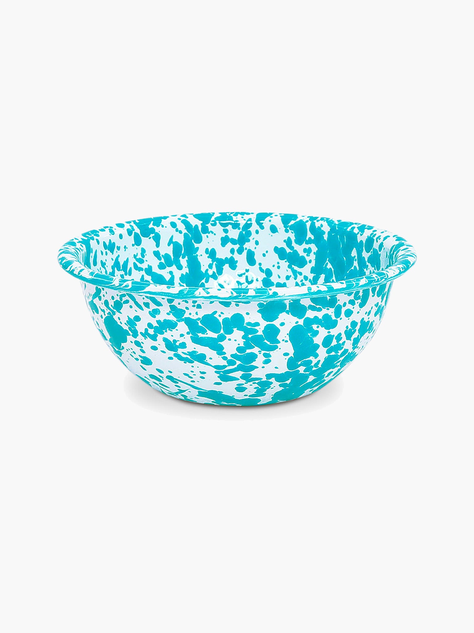 Splatter Cereal Bowl (16cm) - Turquoise
