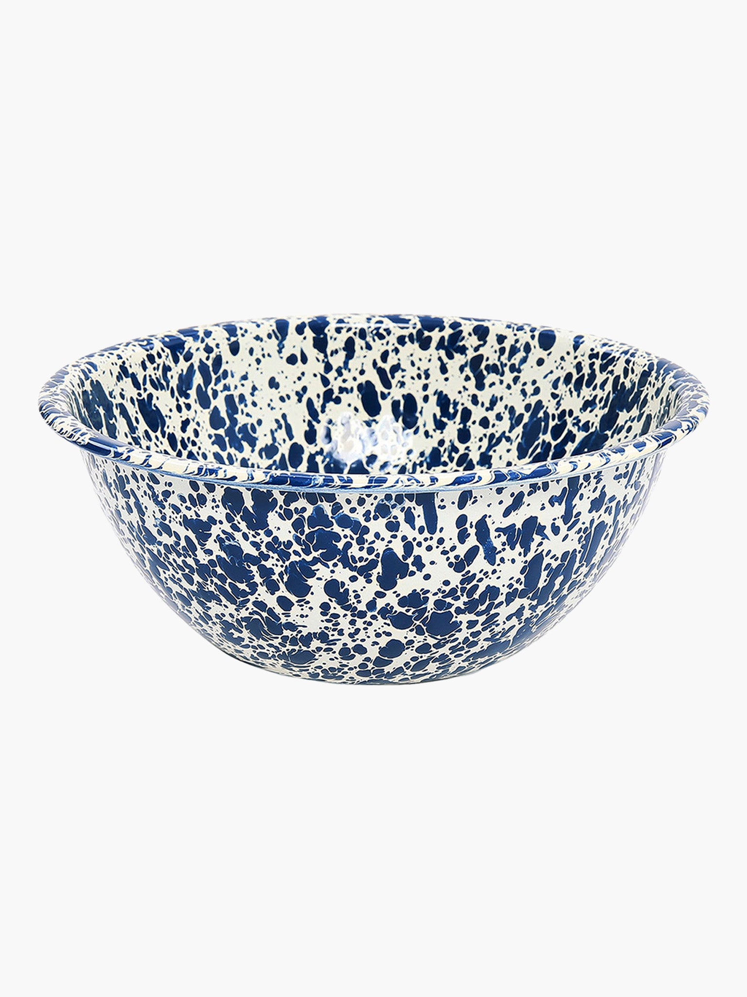 Splatter Serving Bowl (20.5cm) - Navy & Cream