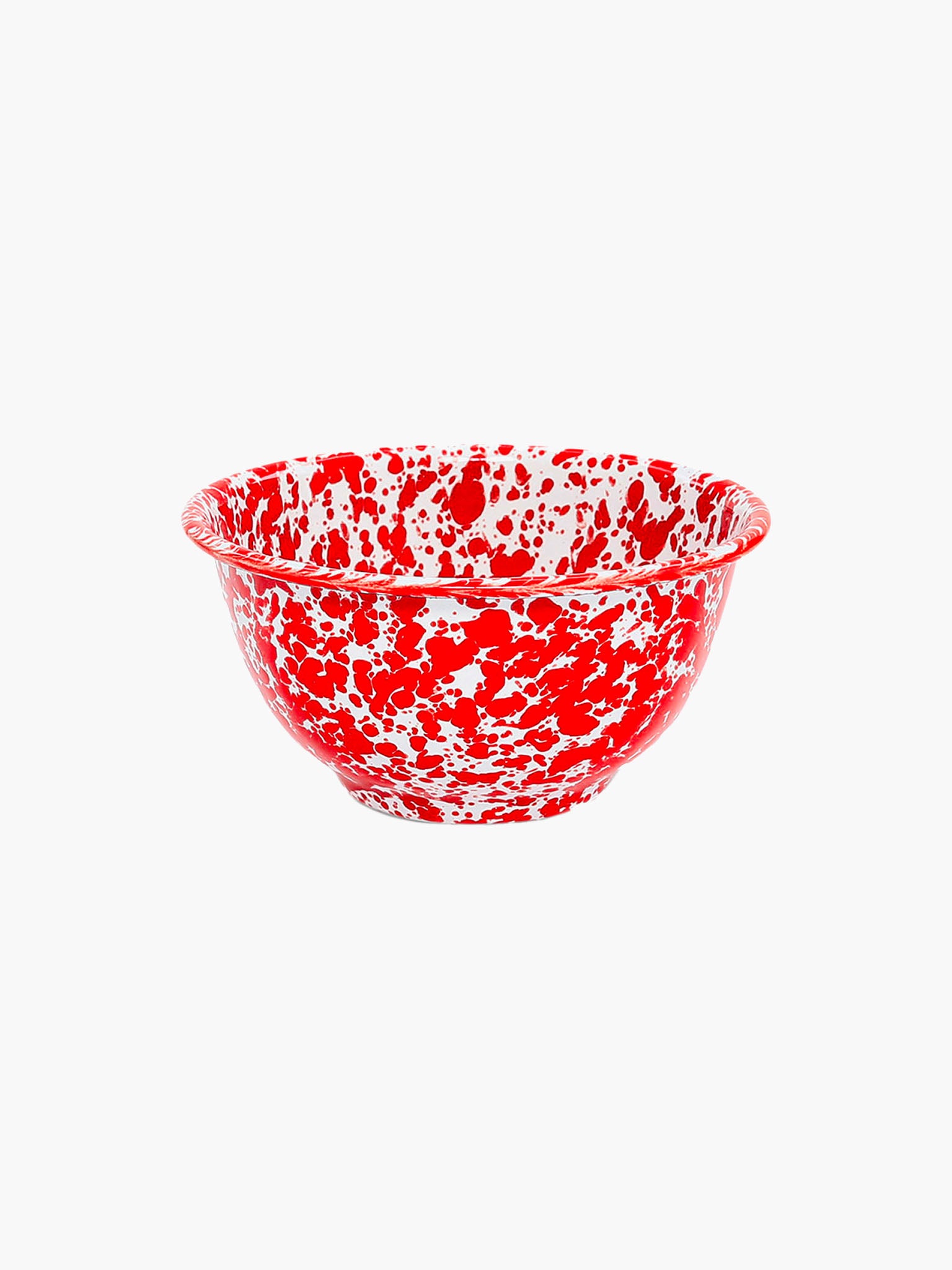 Splatter Small Footed Bowl (13cm) - Red