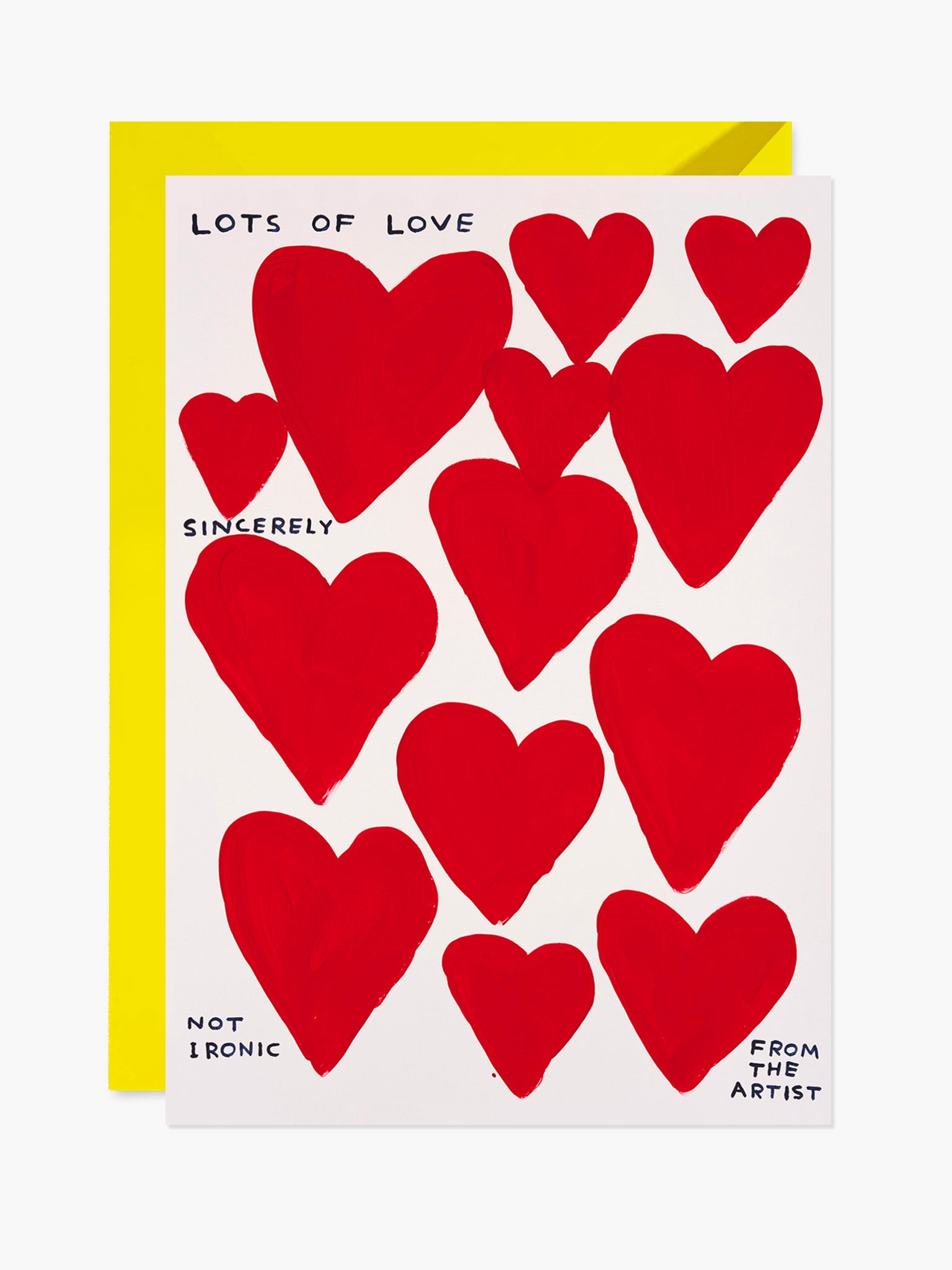 Lots of Love Card x David Shrigley