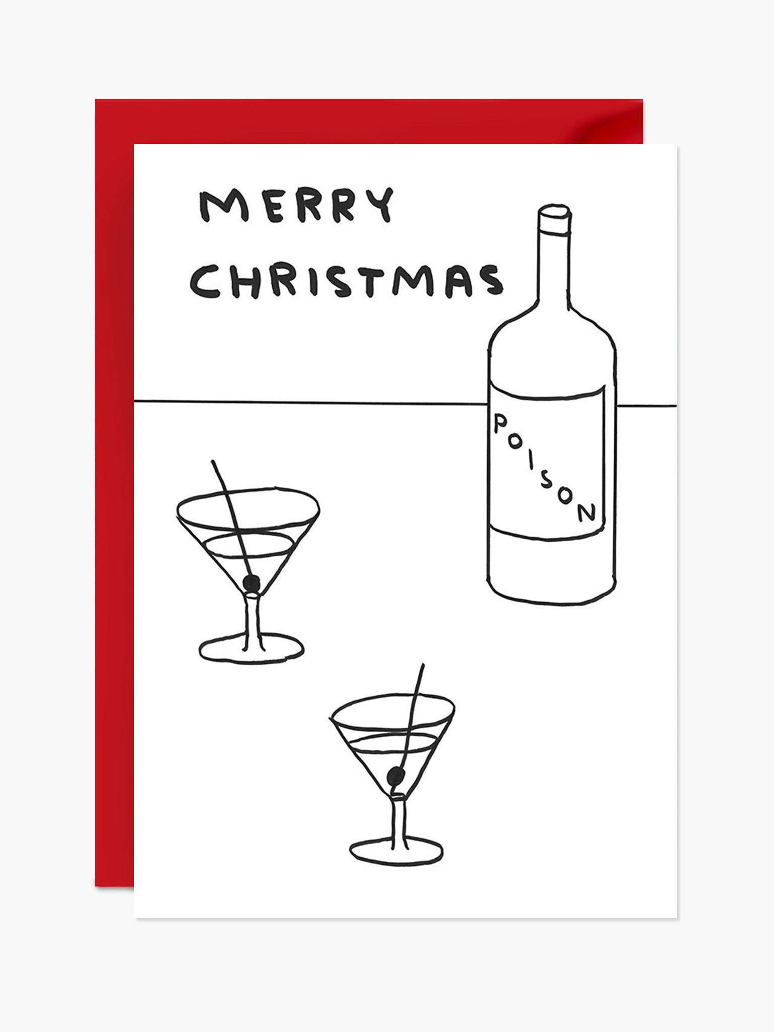 Merry Christmas Card x David Shrigley