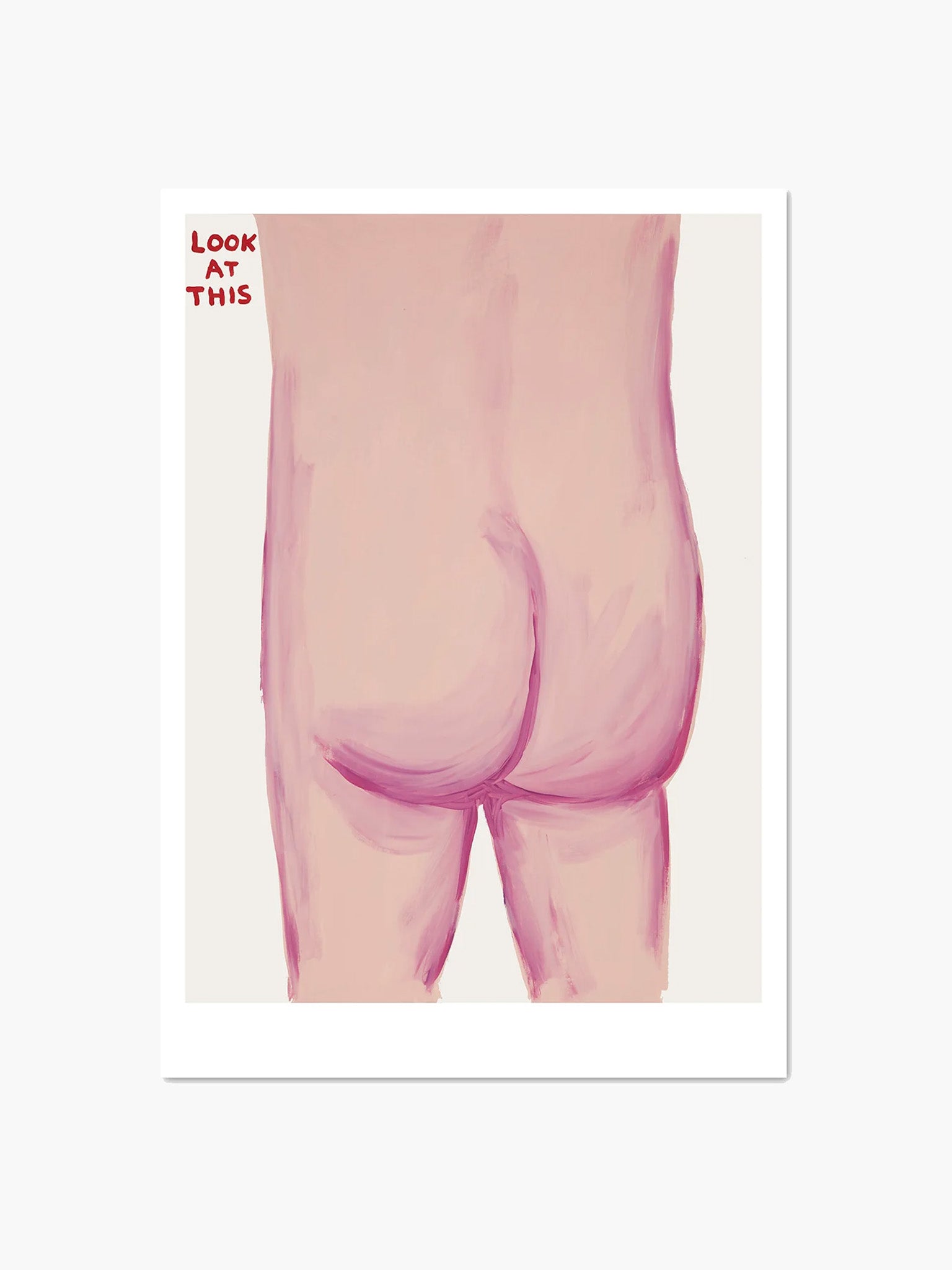 Look At This Bum Postcard (A5) x David Shrigley