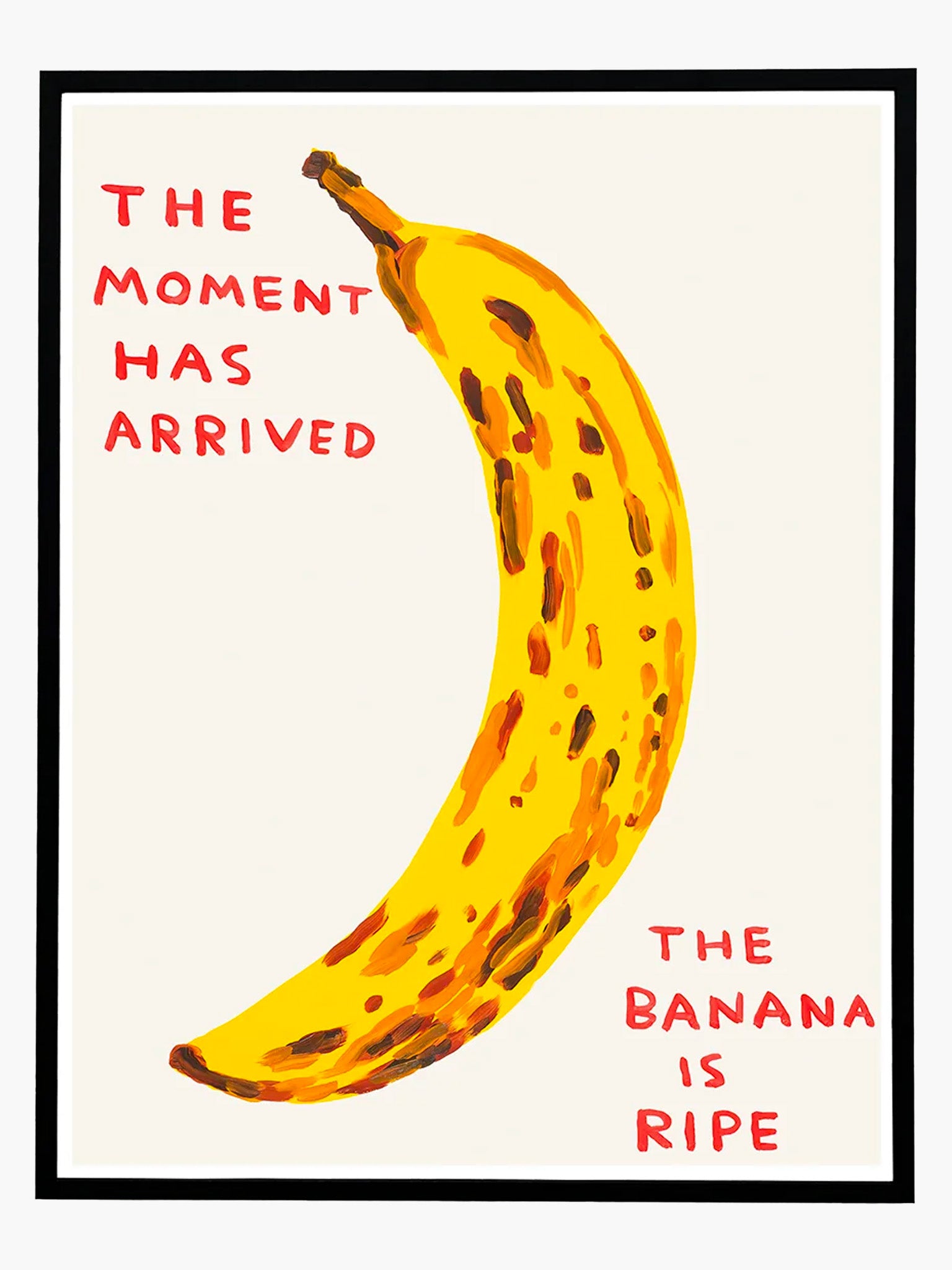 The Moment Has Arrived Poster by David Shrigley (60x80cm)