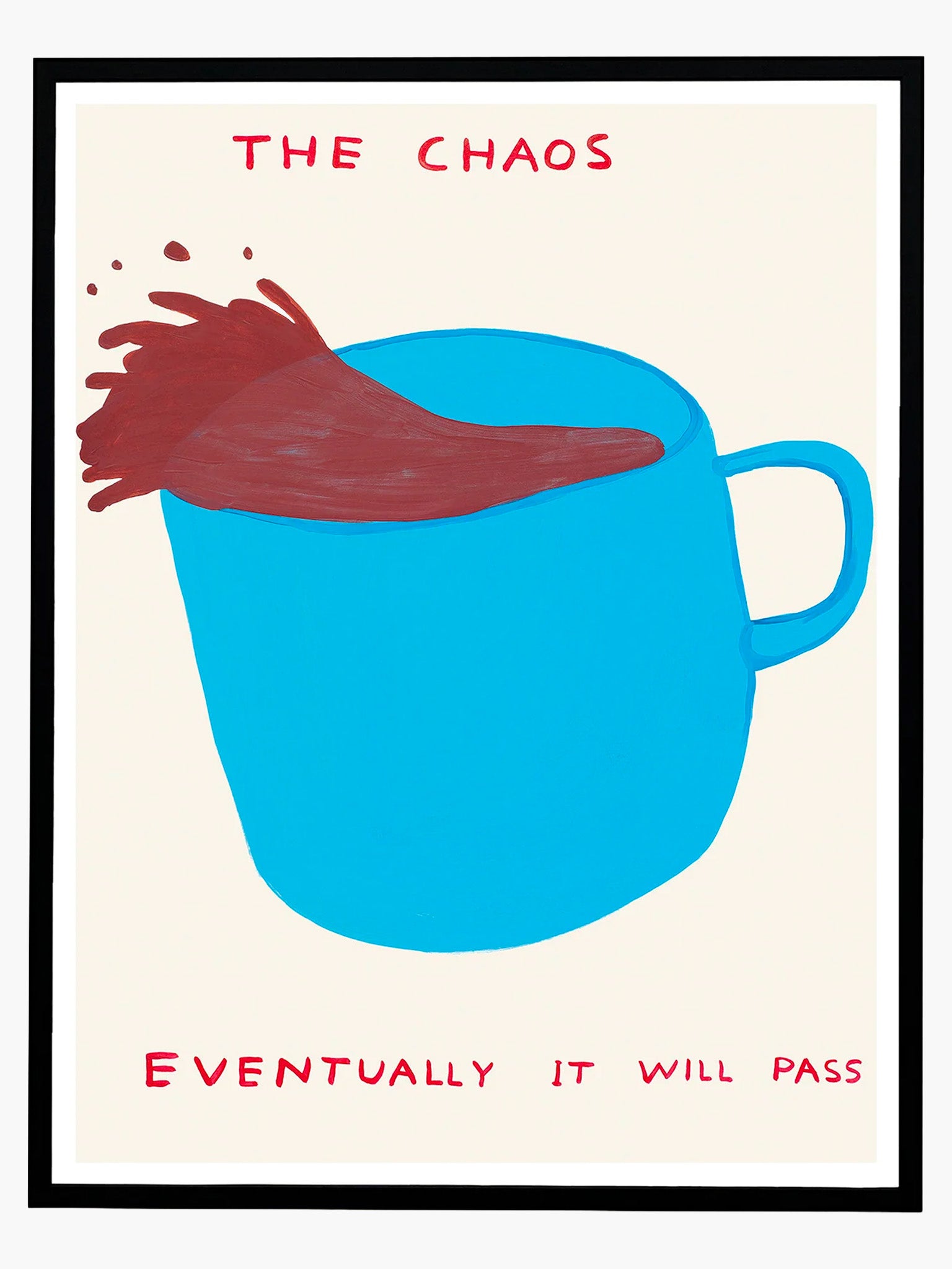 The Chaos Poster by David Shrigley (60x80cm)