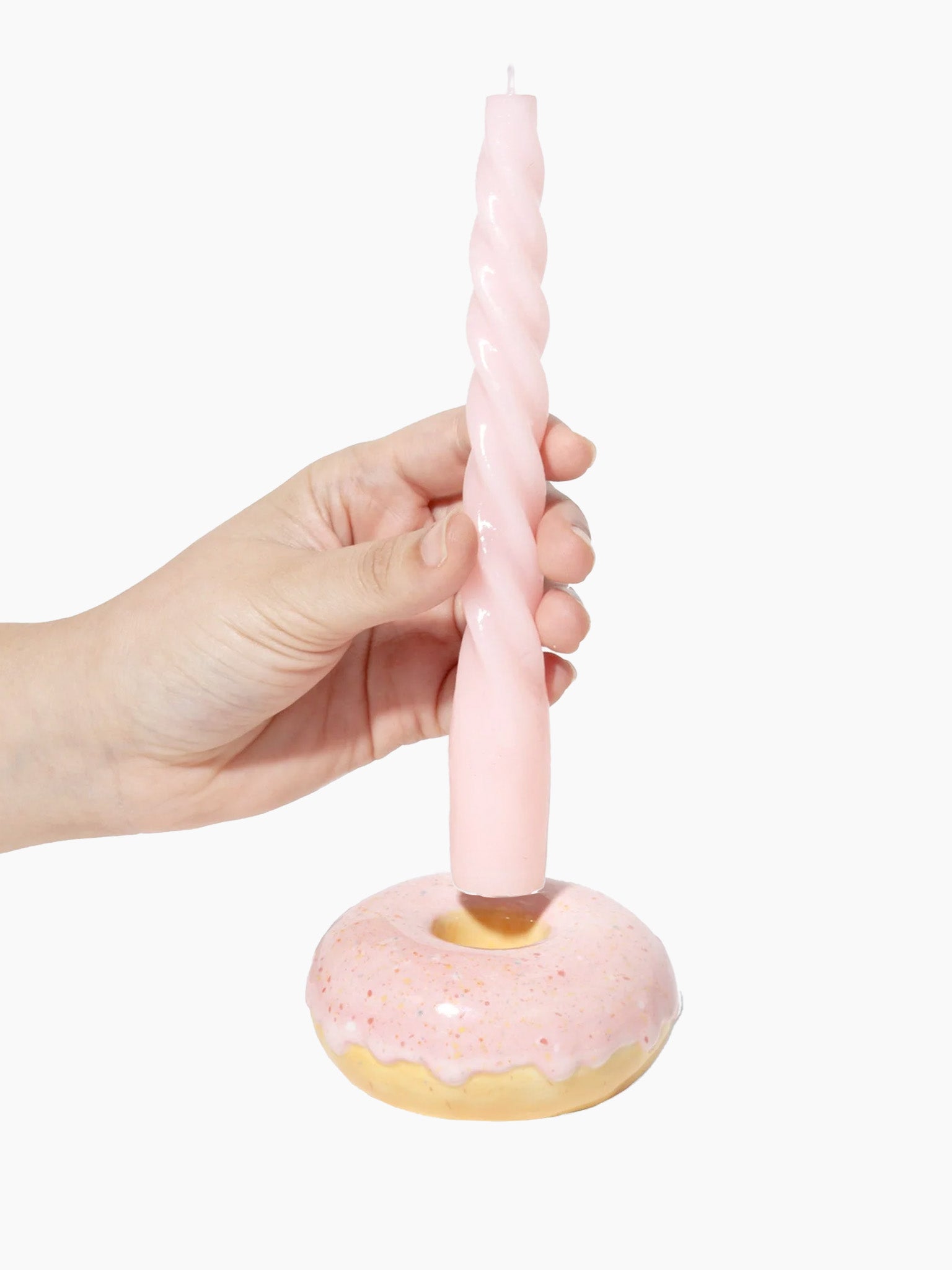 Donut Candle Holder - Pink