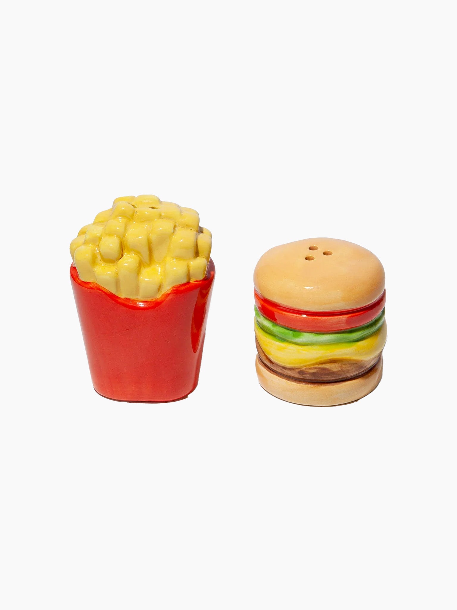 Burger & Fries Salt & Pepper Shaker Set