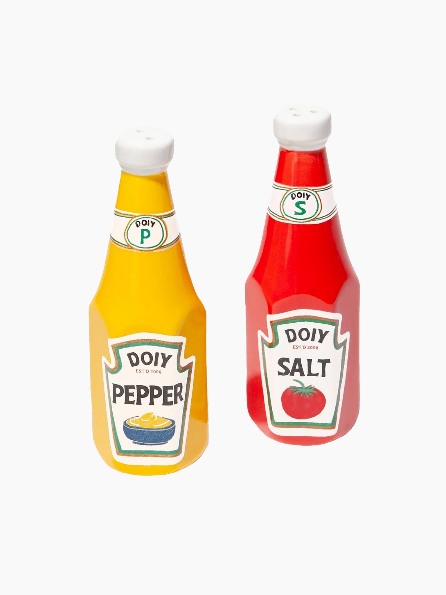 Ketchup & Mustard Salt & Pepper Shaker Set