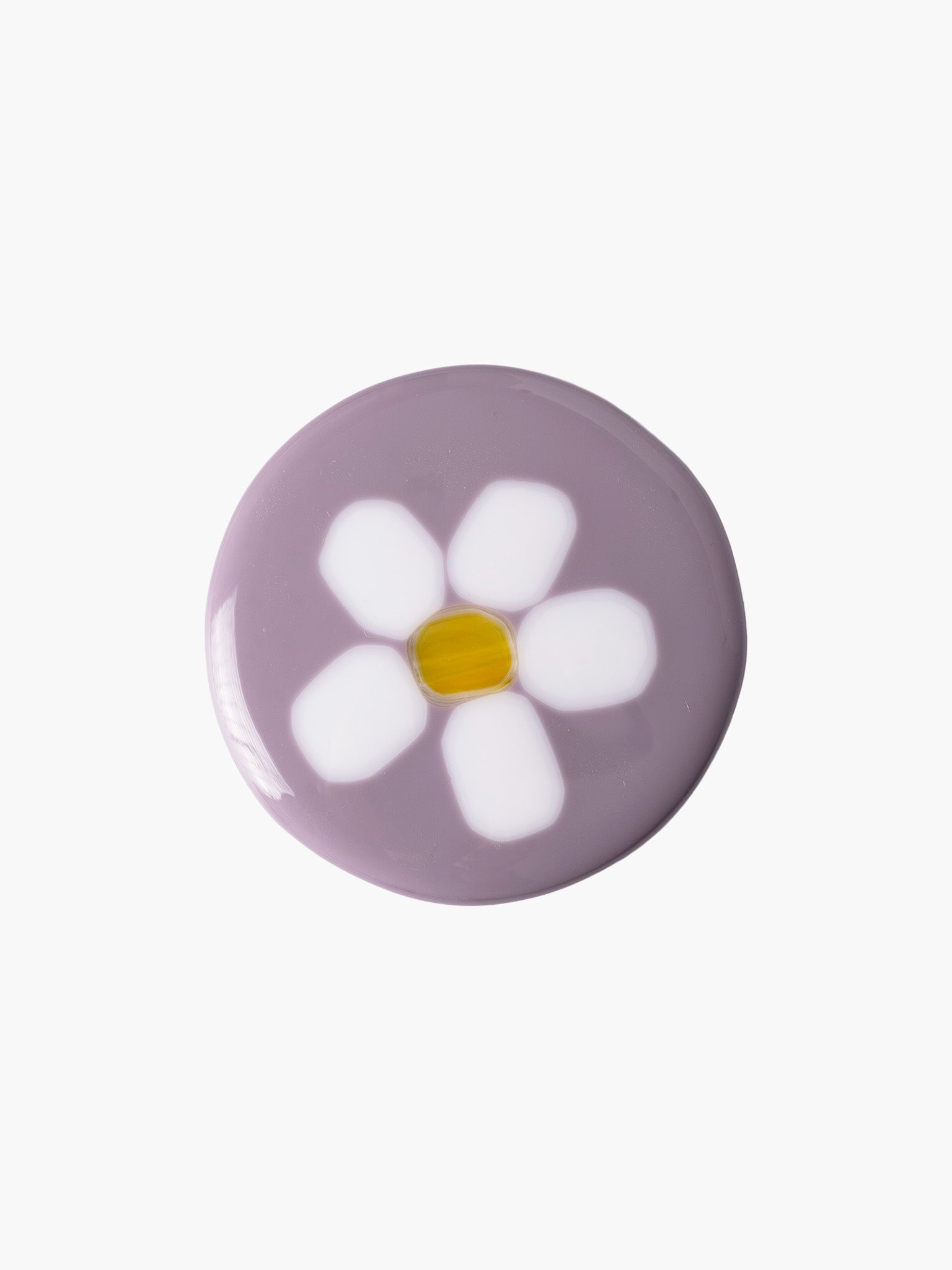 Flower Glass Coaster - Lavender