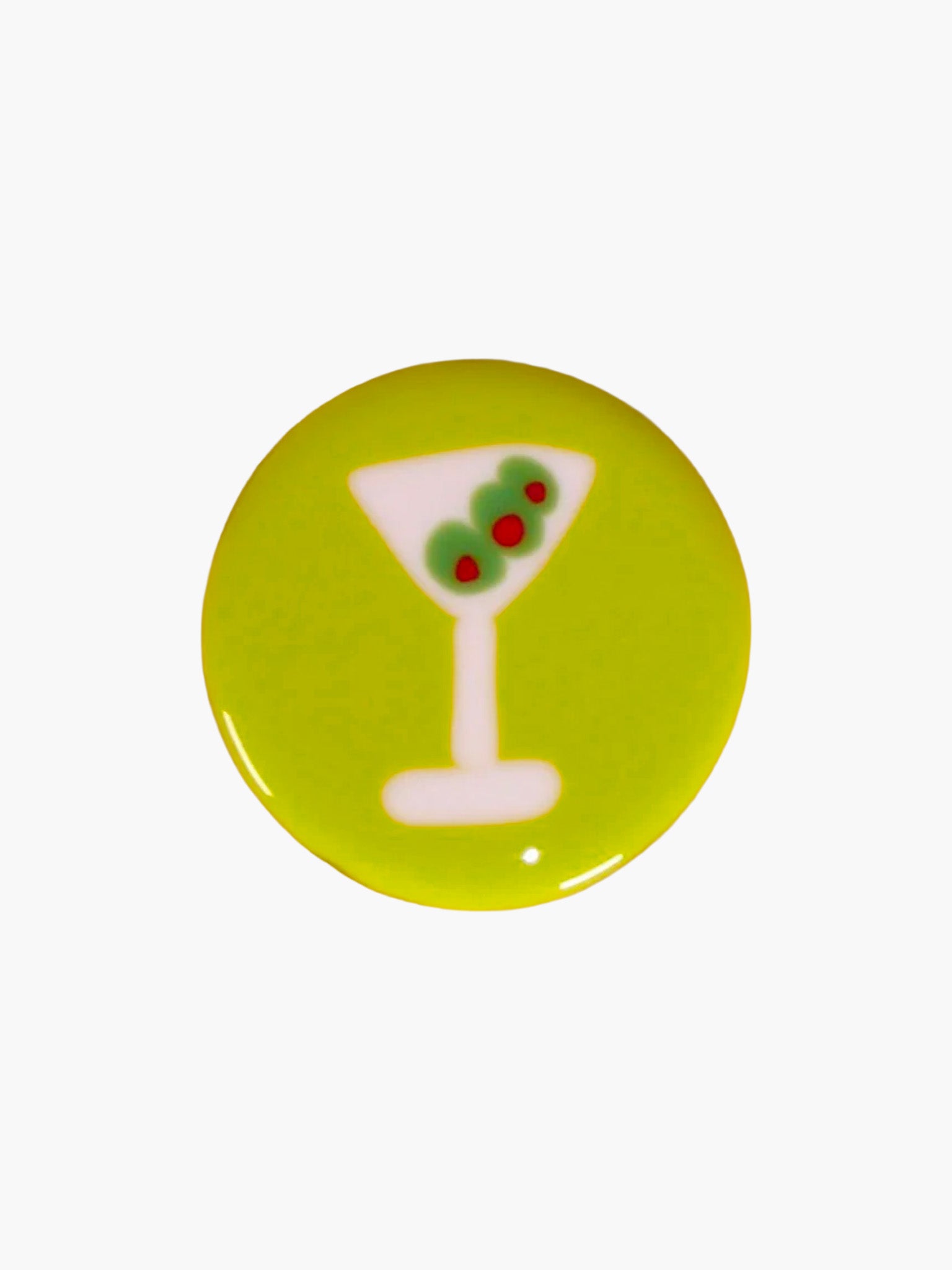 Happy Hour Glass Coaster - Slime Tini