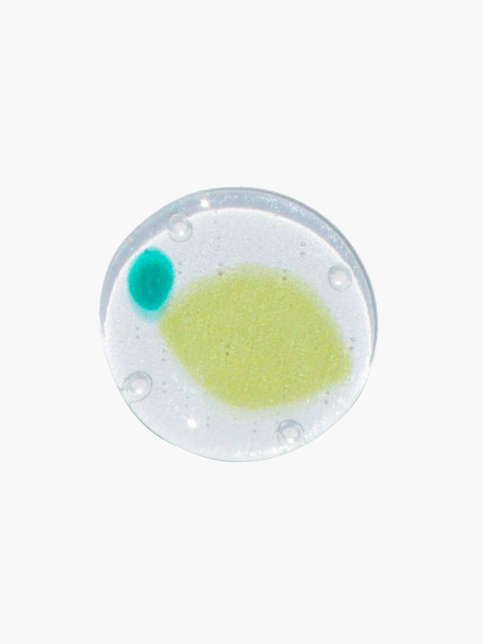 Clear Fruity Glass Coaster - Lime