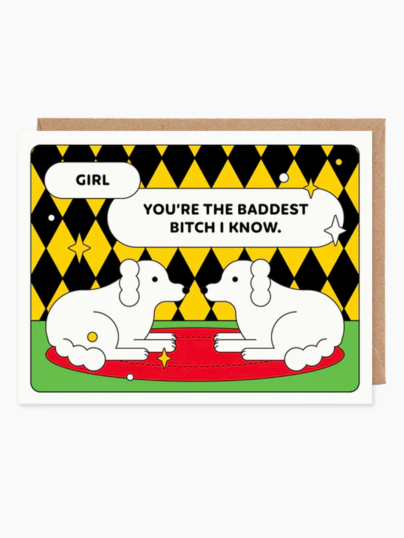 Baddest Bitch Card