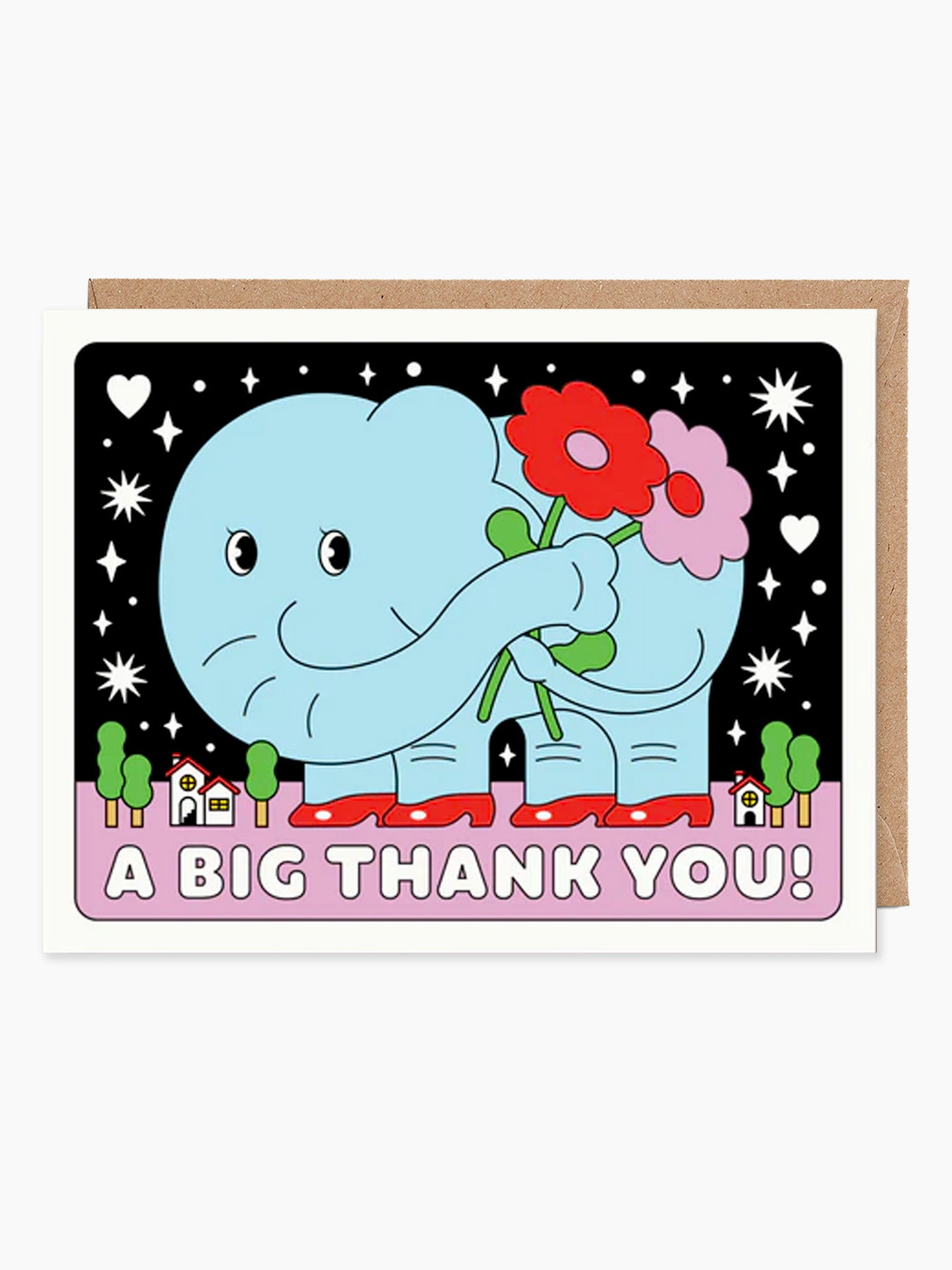 A Big Thank You Elephant Card