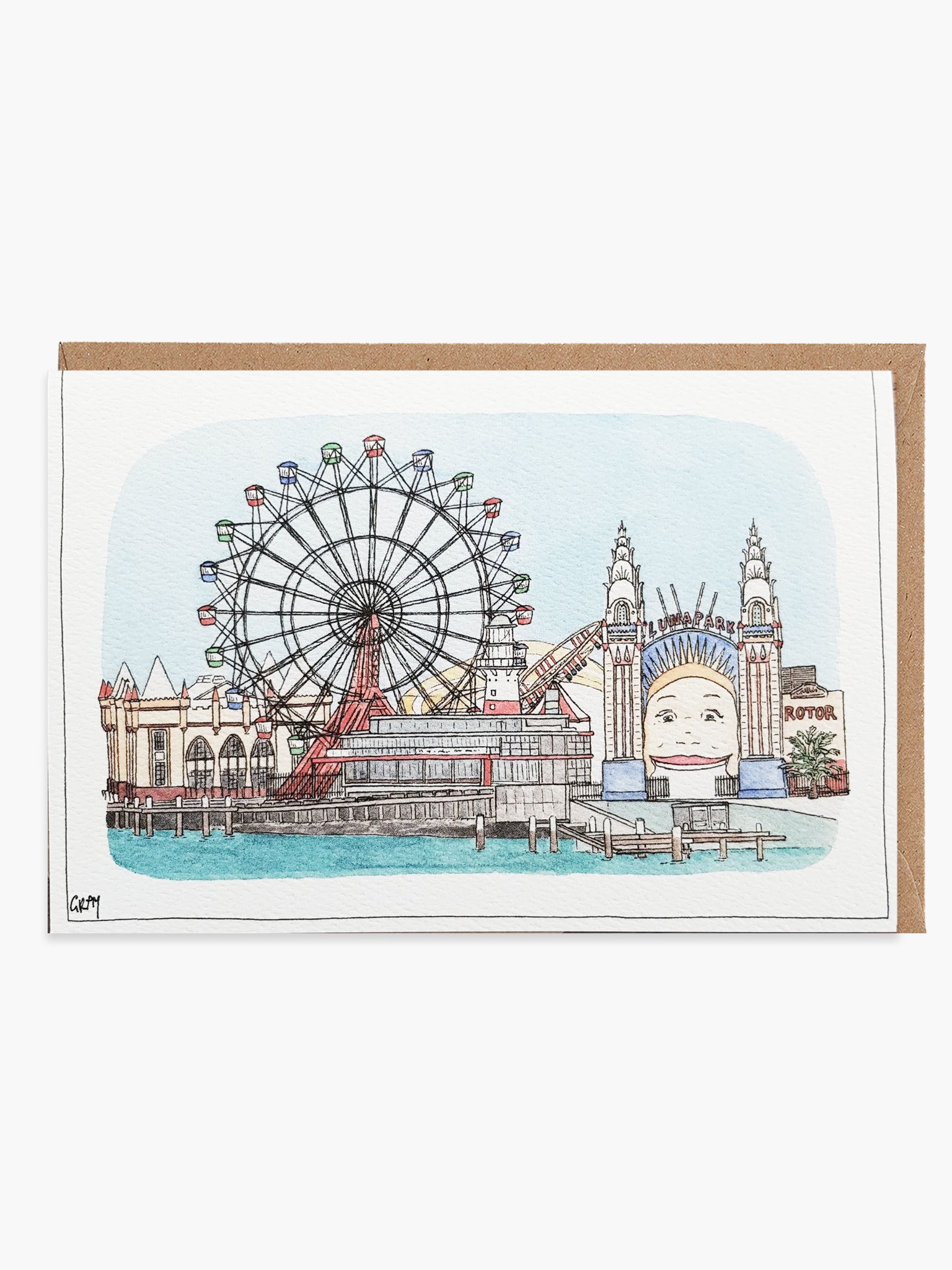 Luna Park Card
