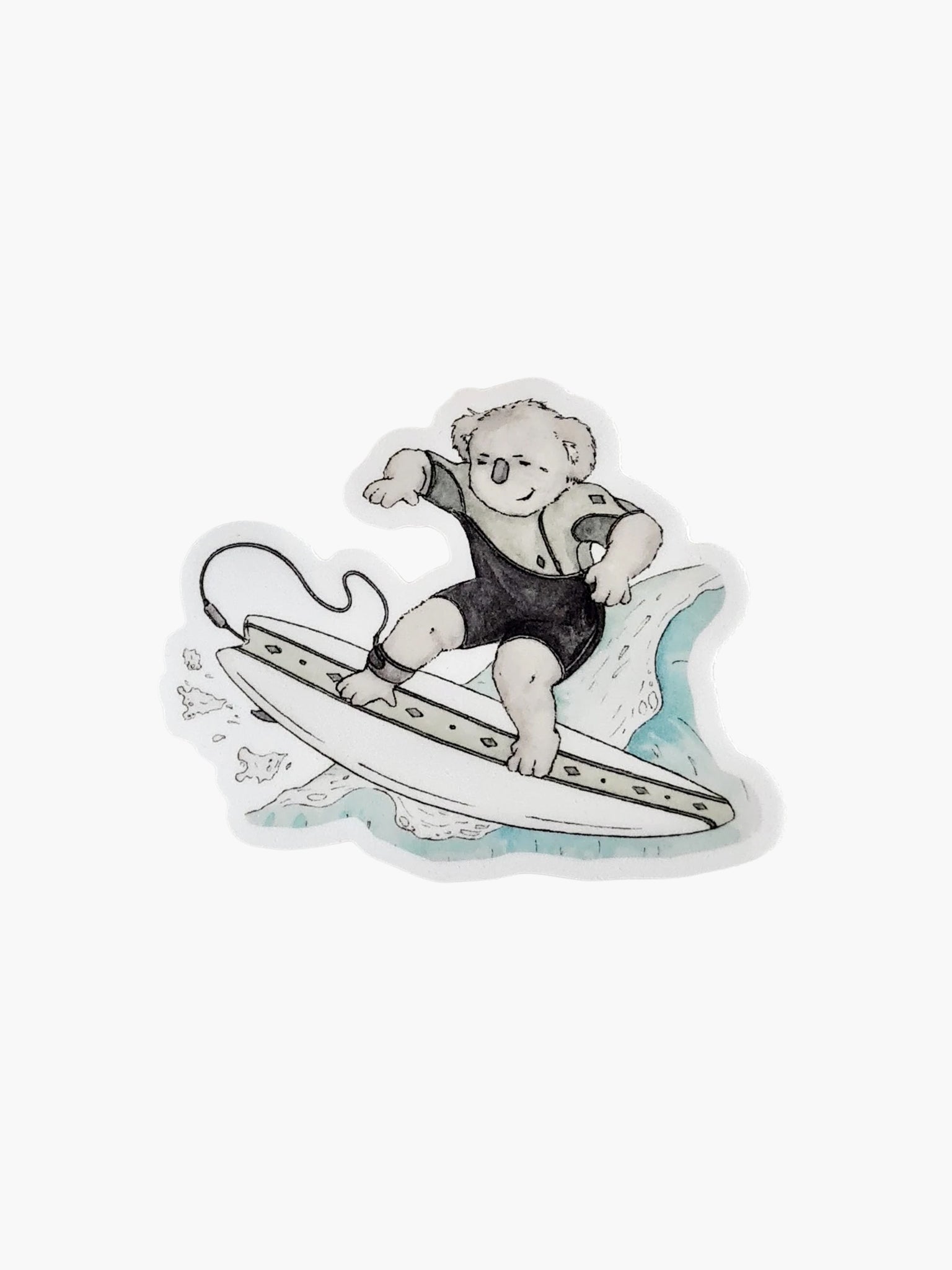 Surfing Koala Sticker