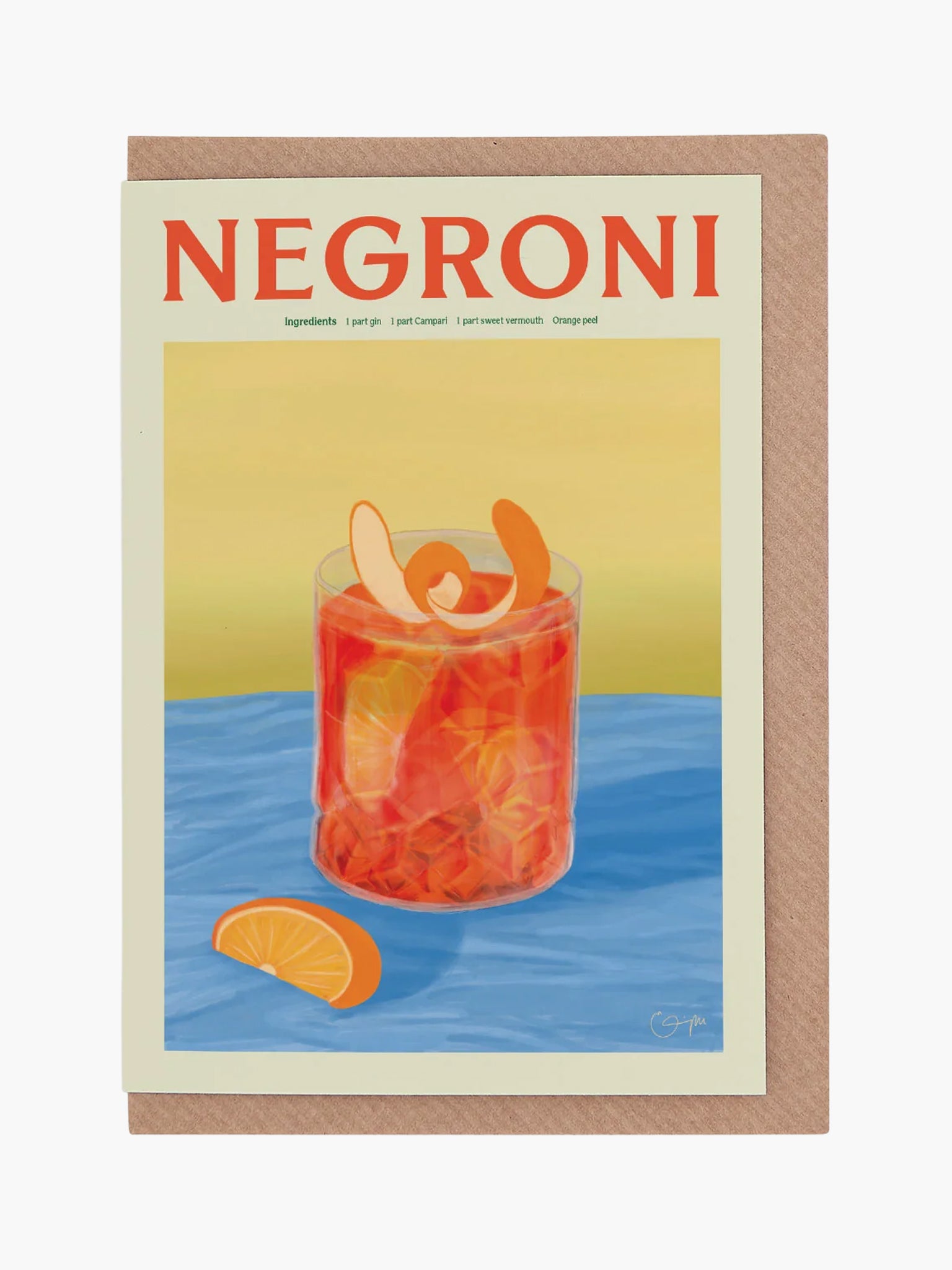 Negroni Card x Elin PK