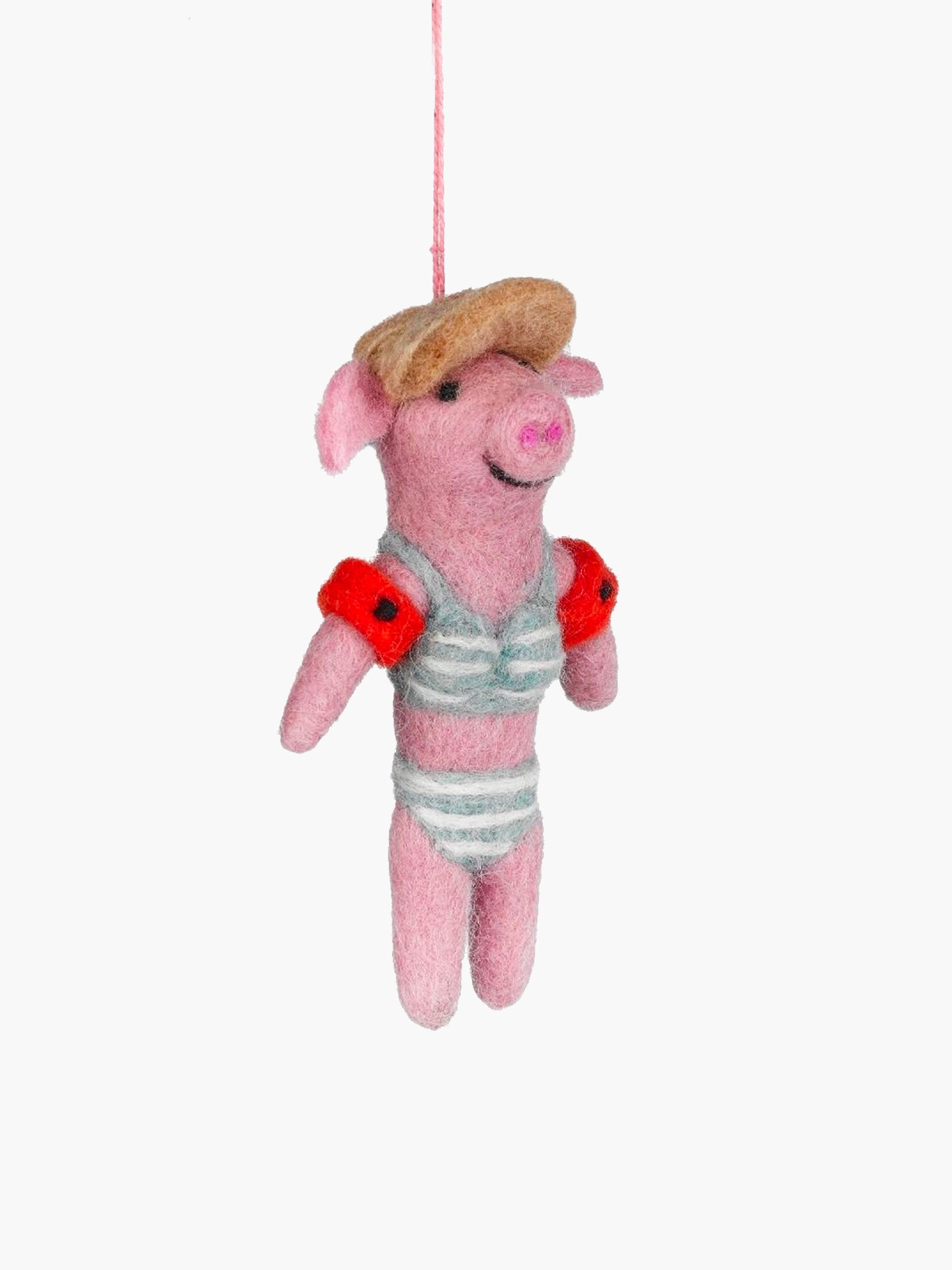 Babette the Beach Pig Ornament