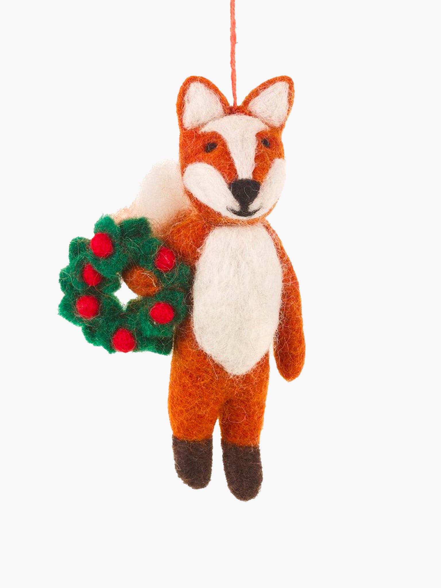 Finley Festive Fox Ornament