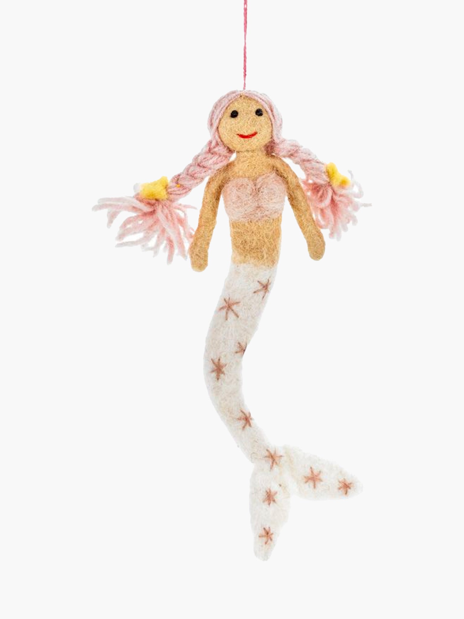 Magical Mermaid Ornament - Pink