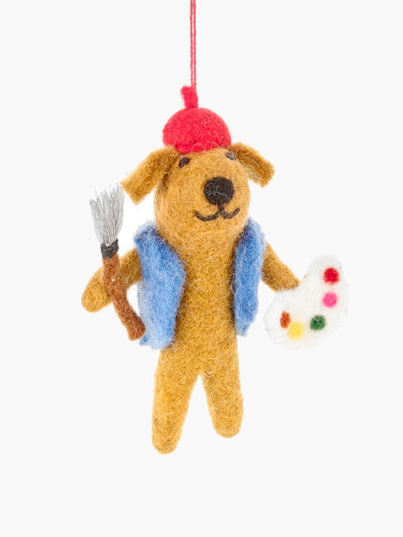 Painting Pooch Ornament