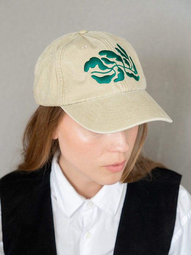 Leaves Cap - Vintage Beige x Linnea Andersson