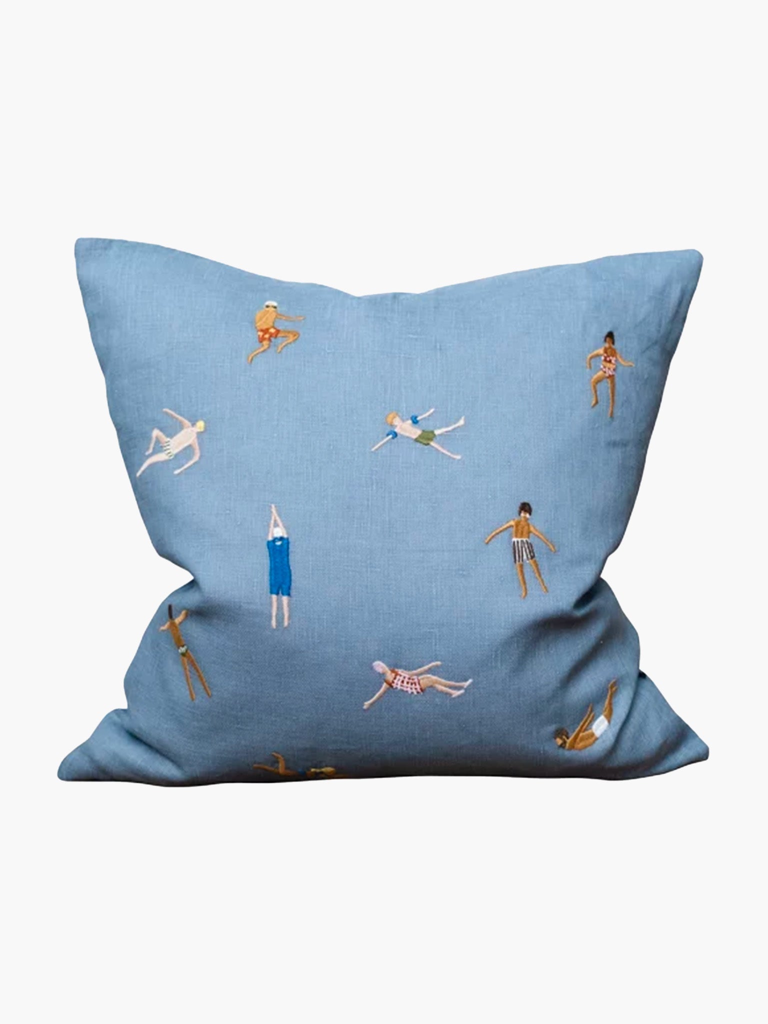 Swimmers Cushion Cover - Blue