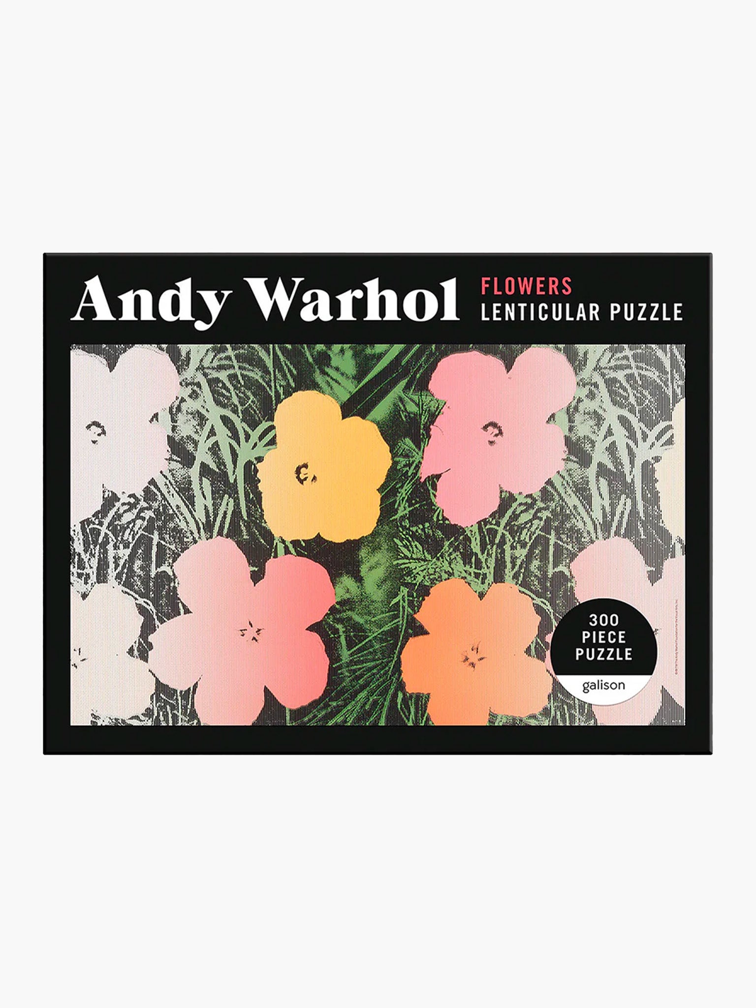 Andy Warhol Lenticular Flowers - 300pcs Puzzle