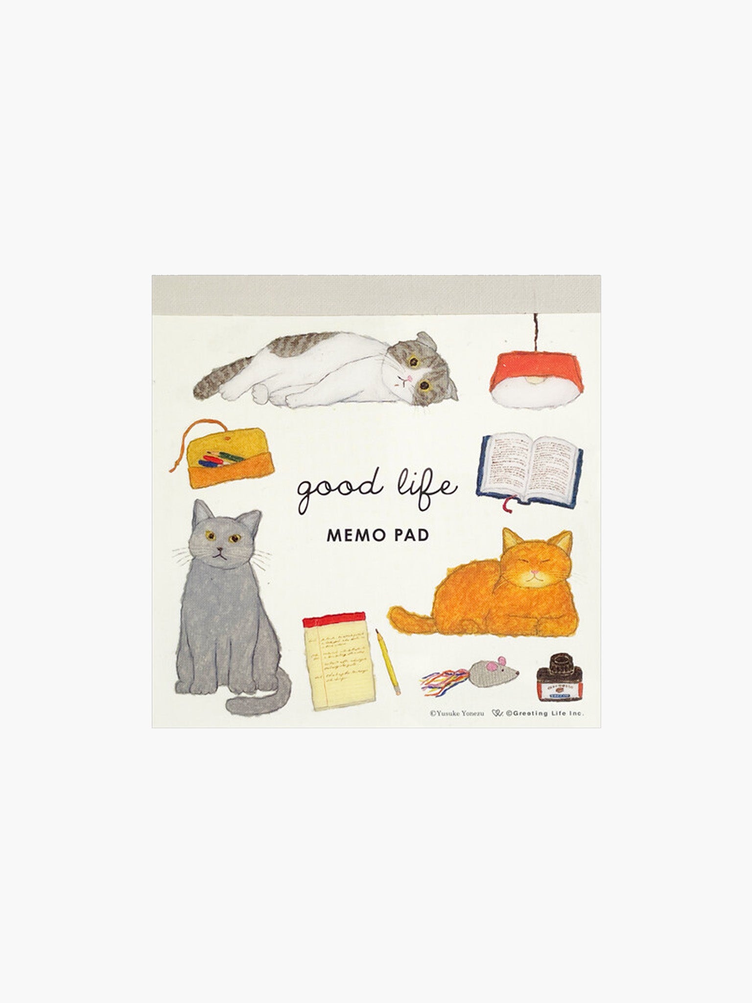 Good Life Memo Pad - Cats