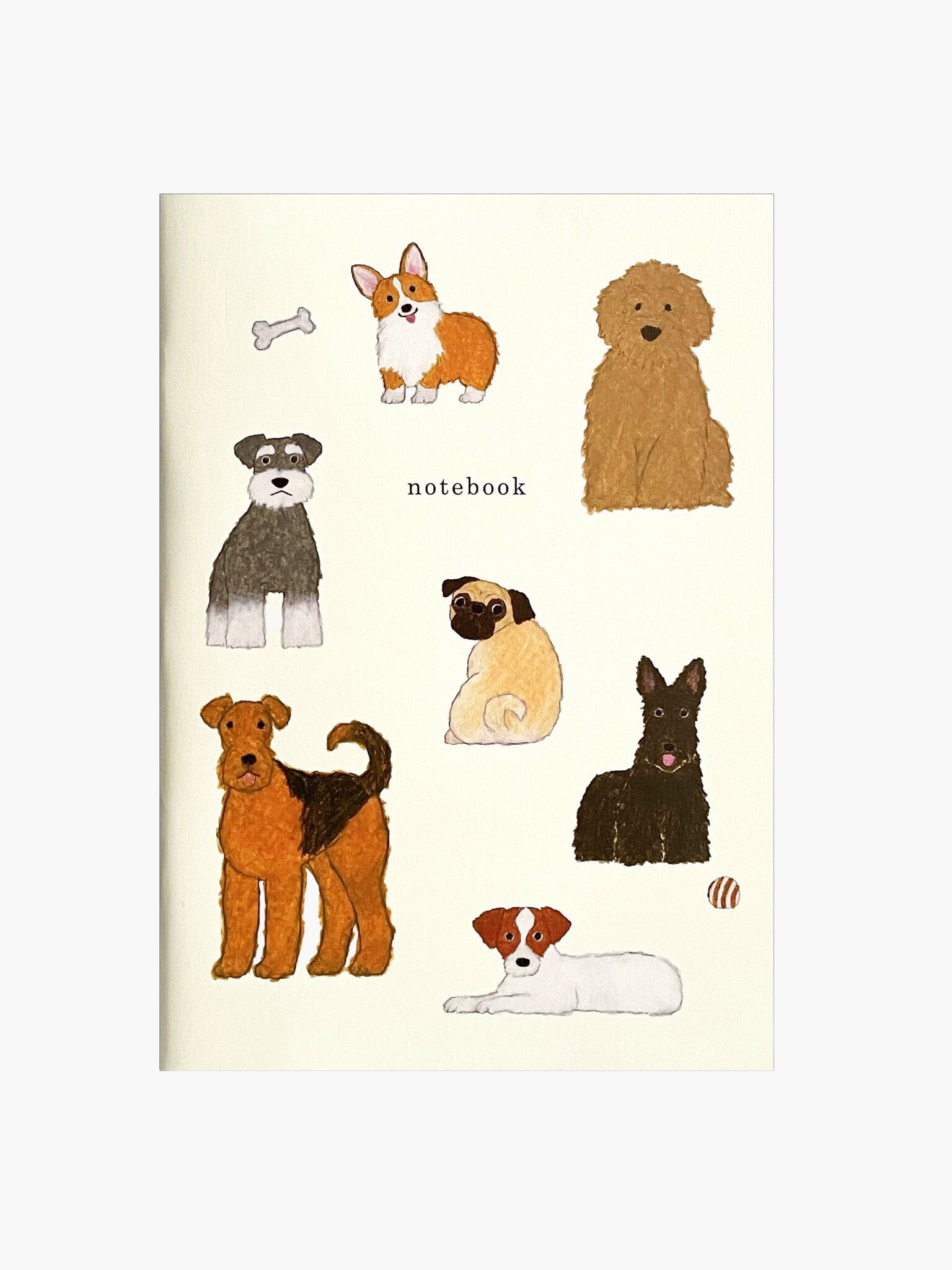 Dog Notebook by Yusuke Yonezu (A5 - Gridded)