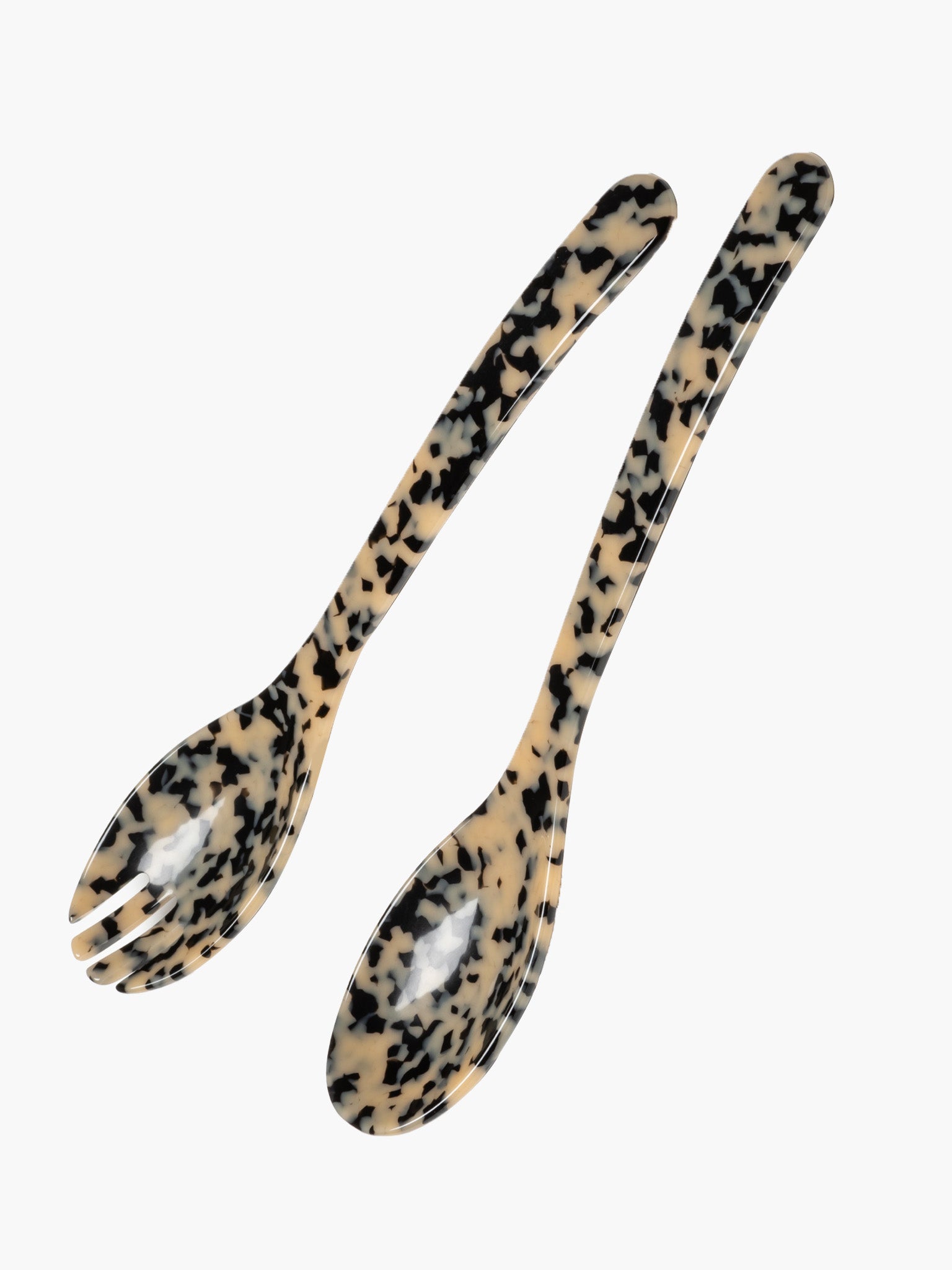 Heim Sohne Salad Servers - Leopard