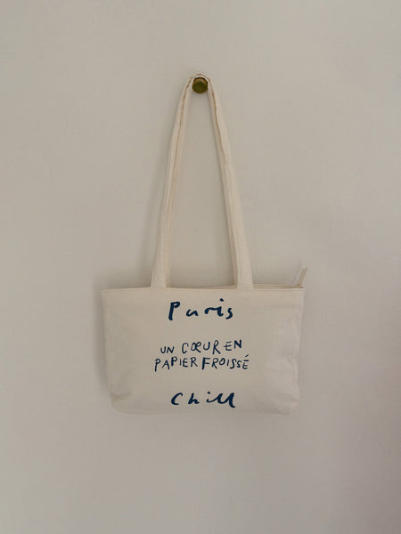★HOTEL PARIS CHILL☆Paper Heart Puffer Tote Bag HOTEL PARIS CHILL] Paper Heart Puffer Bag (Chilli) – Ohue