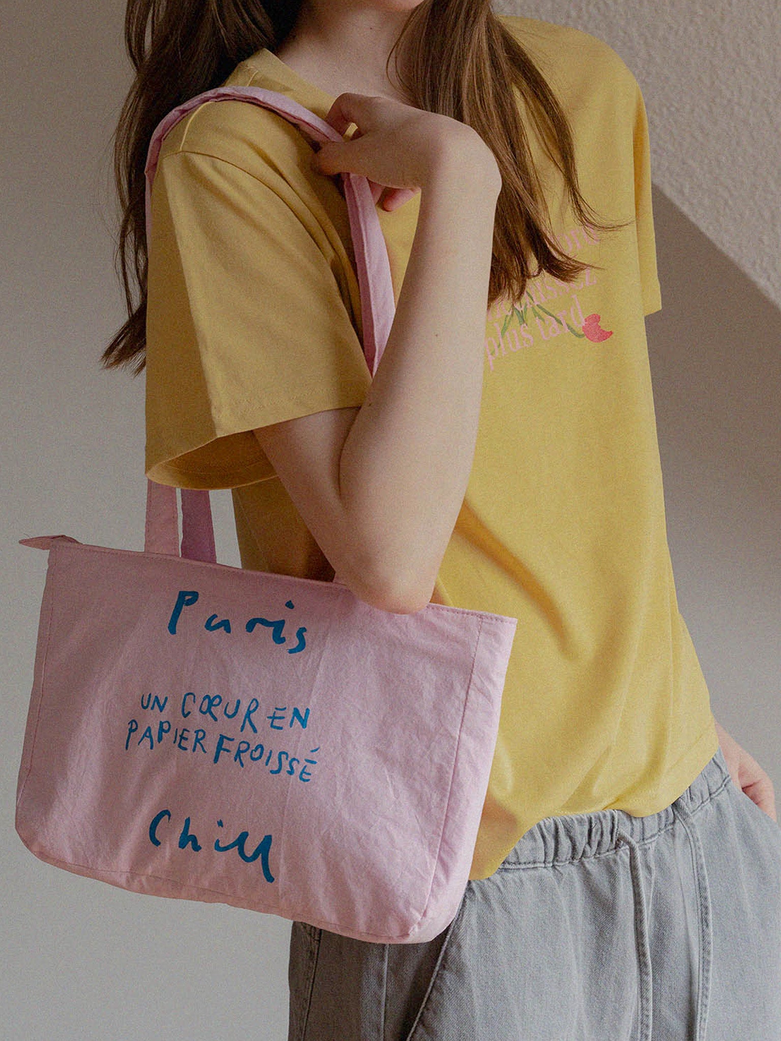 Paper Heart Puffer Bag - Pink – Hands