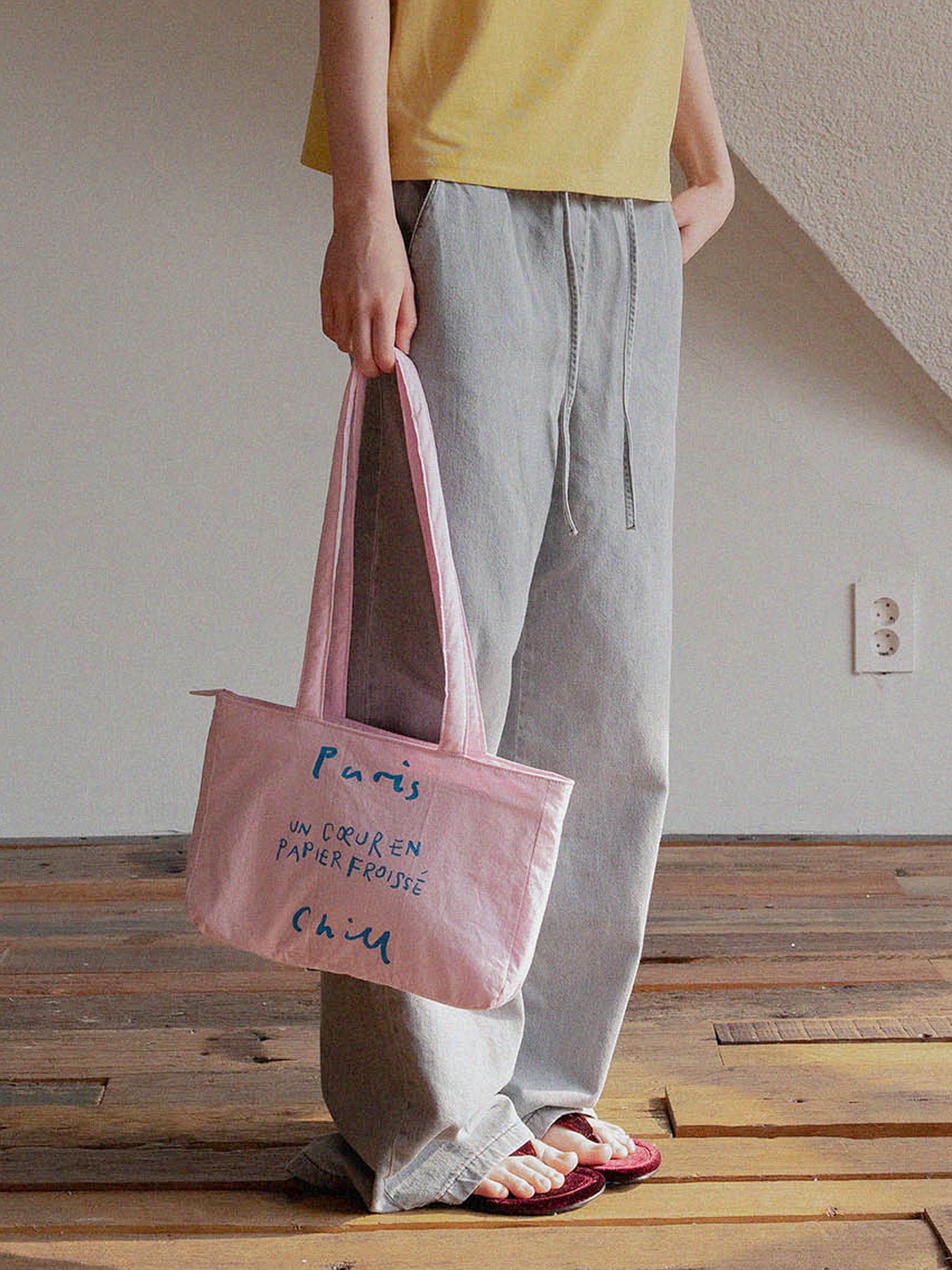 ★HOTEL PARIS CHILL★ Paper Heart Puffer Bag (Pink) Paper Heart Puffer Bag - Pink – Hands