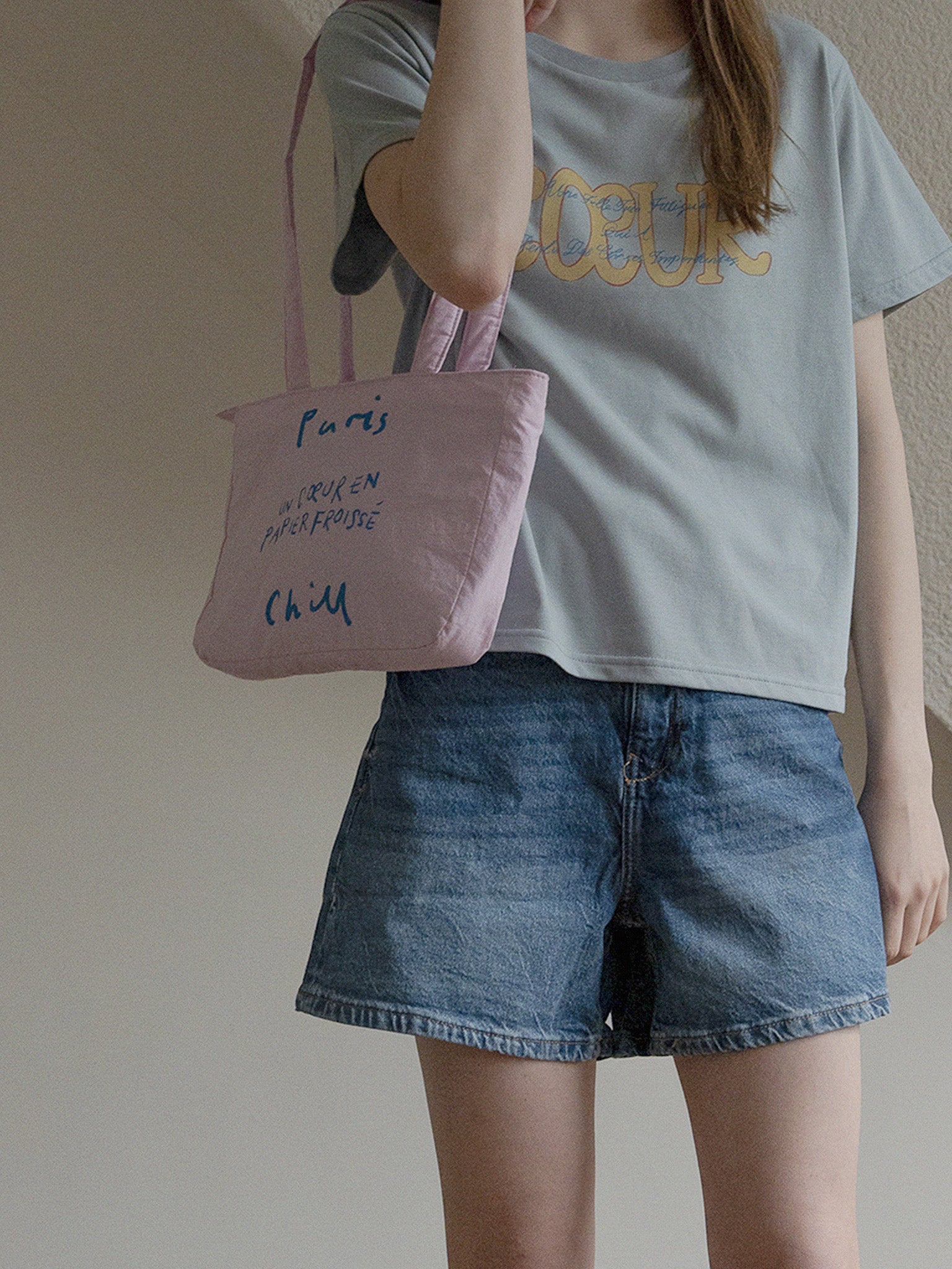 ★HOTEL PARIS CHILL★ Paper Heart Puffer Bag (Pink) Paper Heart Puffer Bag - Pink – Hands