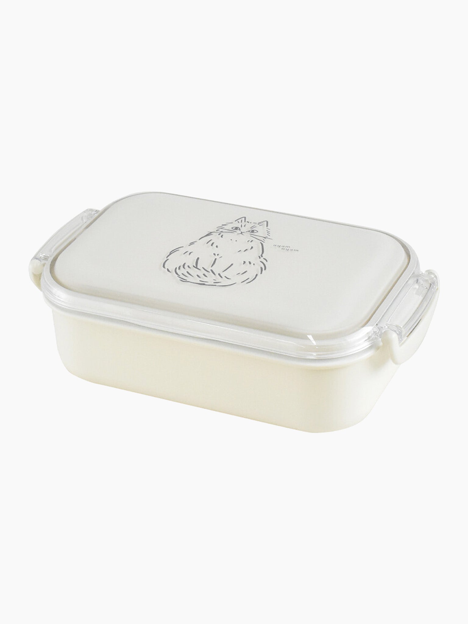 NECOTO Chaco Chaco Cat Bento Box - White