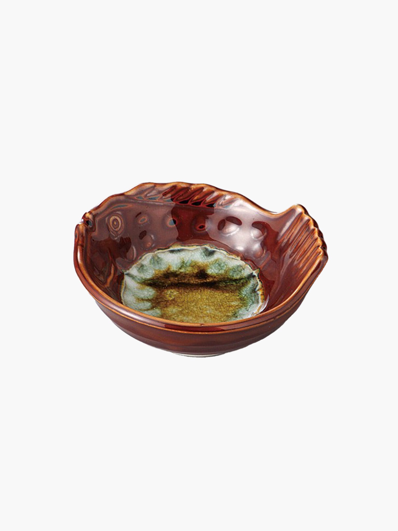 Fugu Minoware Bowl - Rusty Brown (9cm)