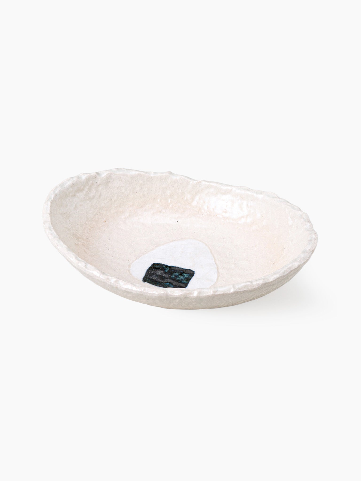 Onigiri Minoware Oval Dish (15cm)
