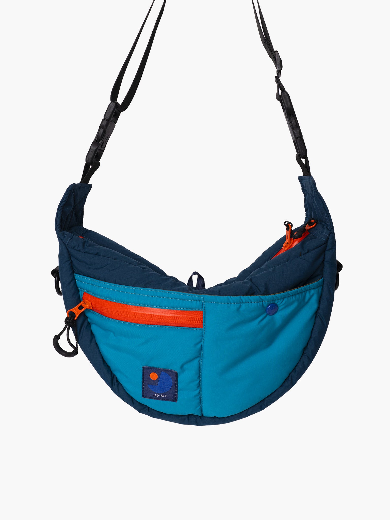 Half Moon Bag - Navy & Blue