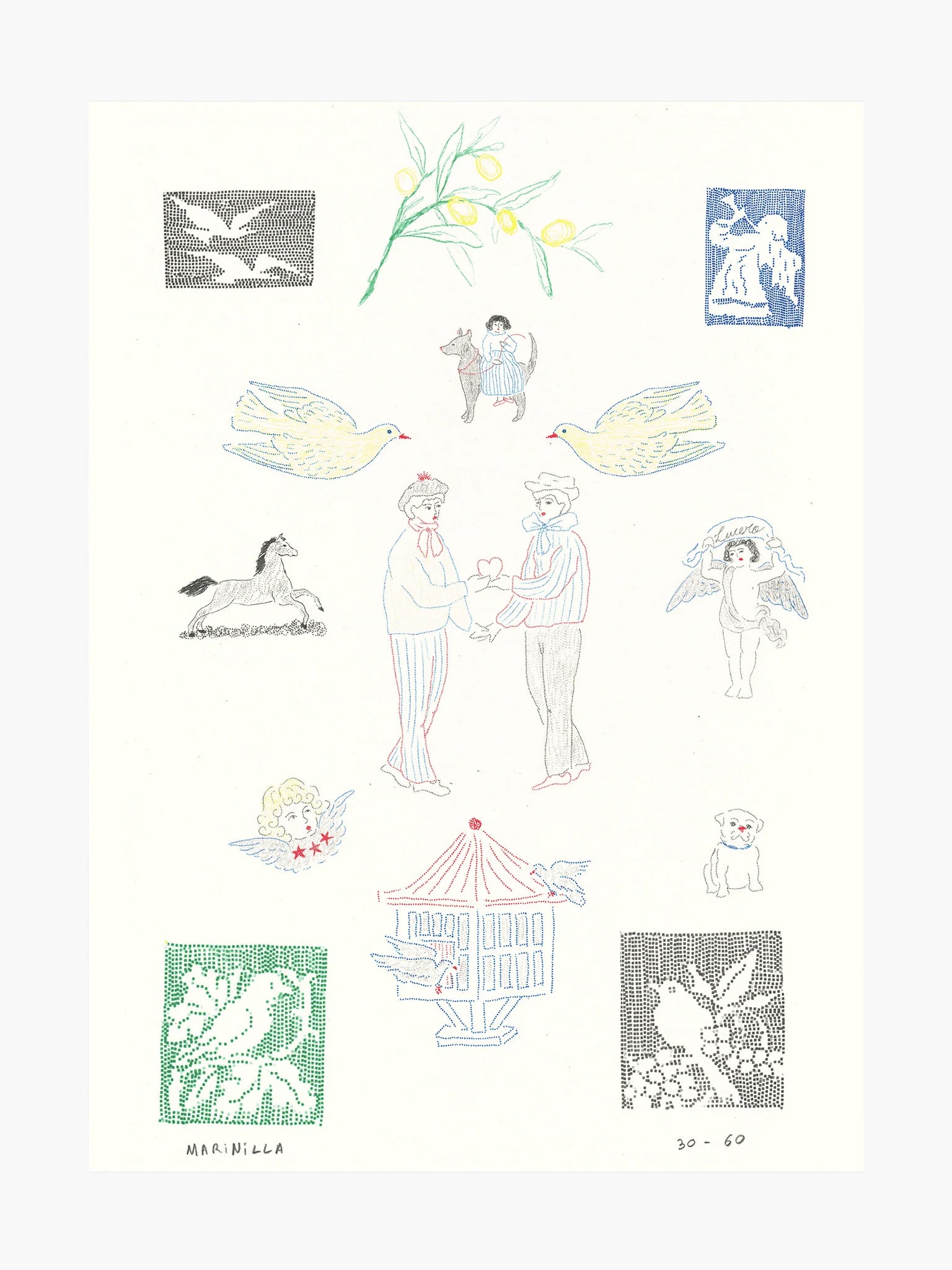 Marinilla Flash by Marina - Risograph Print (A3) (Limited Edition)