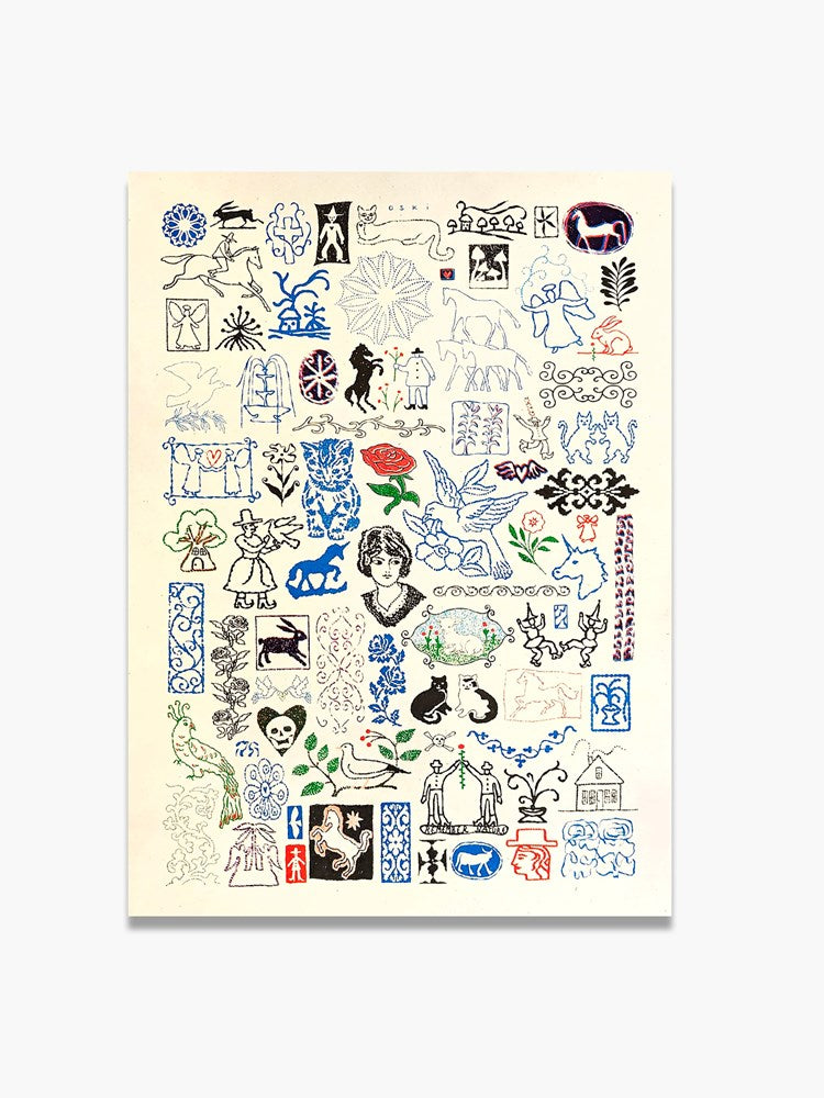 Oski Flash by Oski - Risograph Print (A3) (Limited Edition)