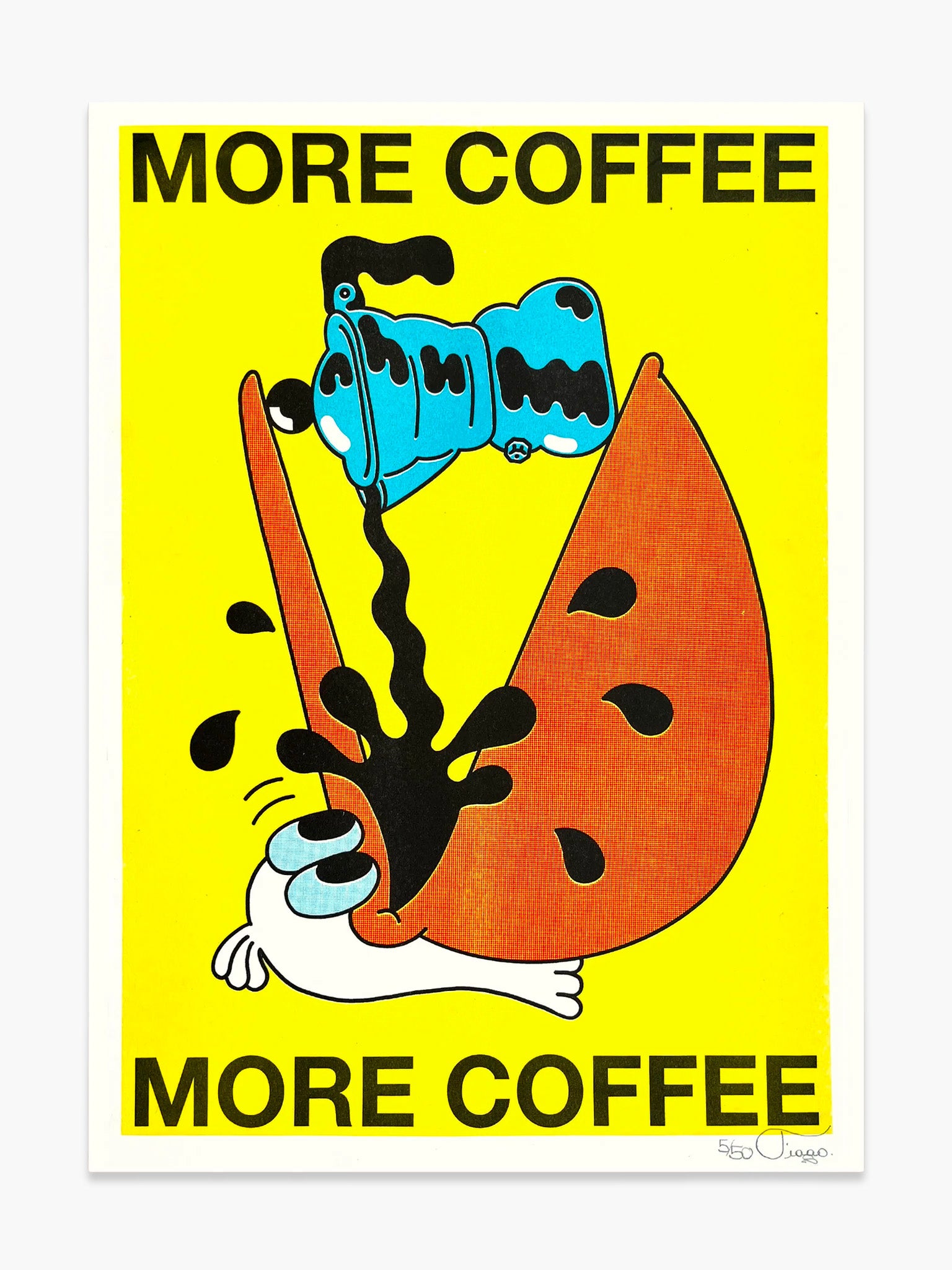 More Coffee by Tiago Majuelos (A3) (Limited Edition)