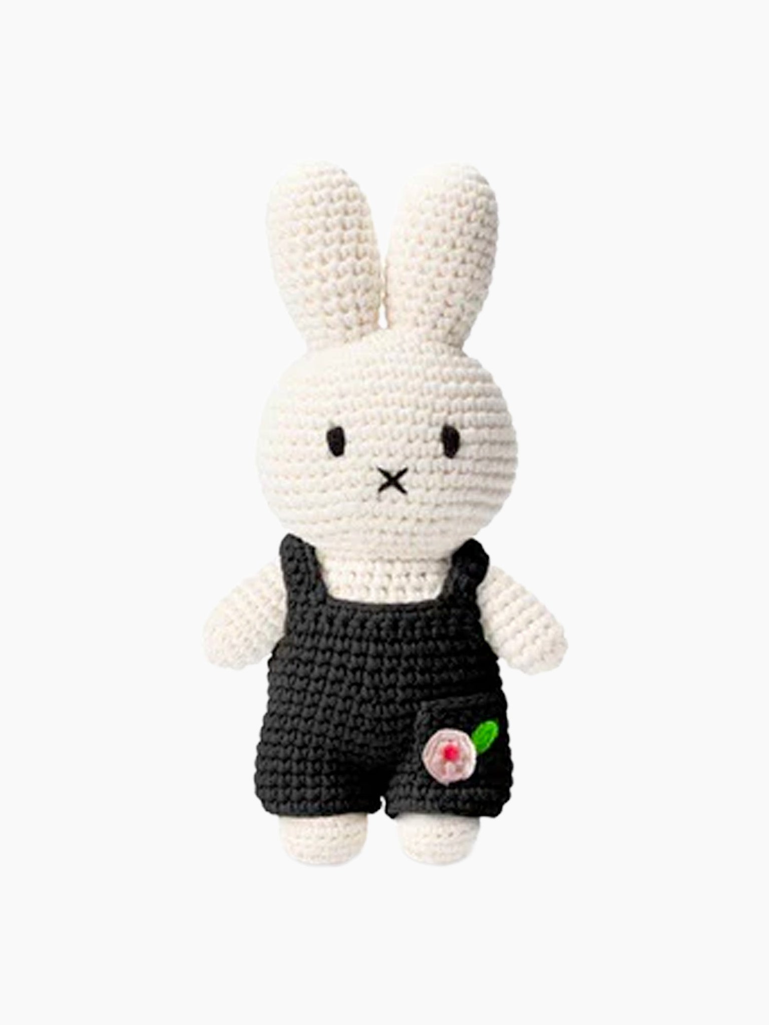Crochet Miffy Doll - Rijkmuseum Flower Overalls