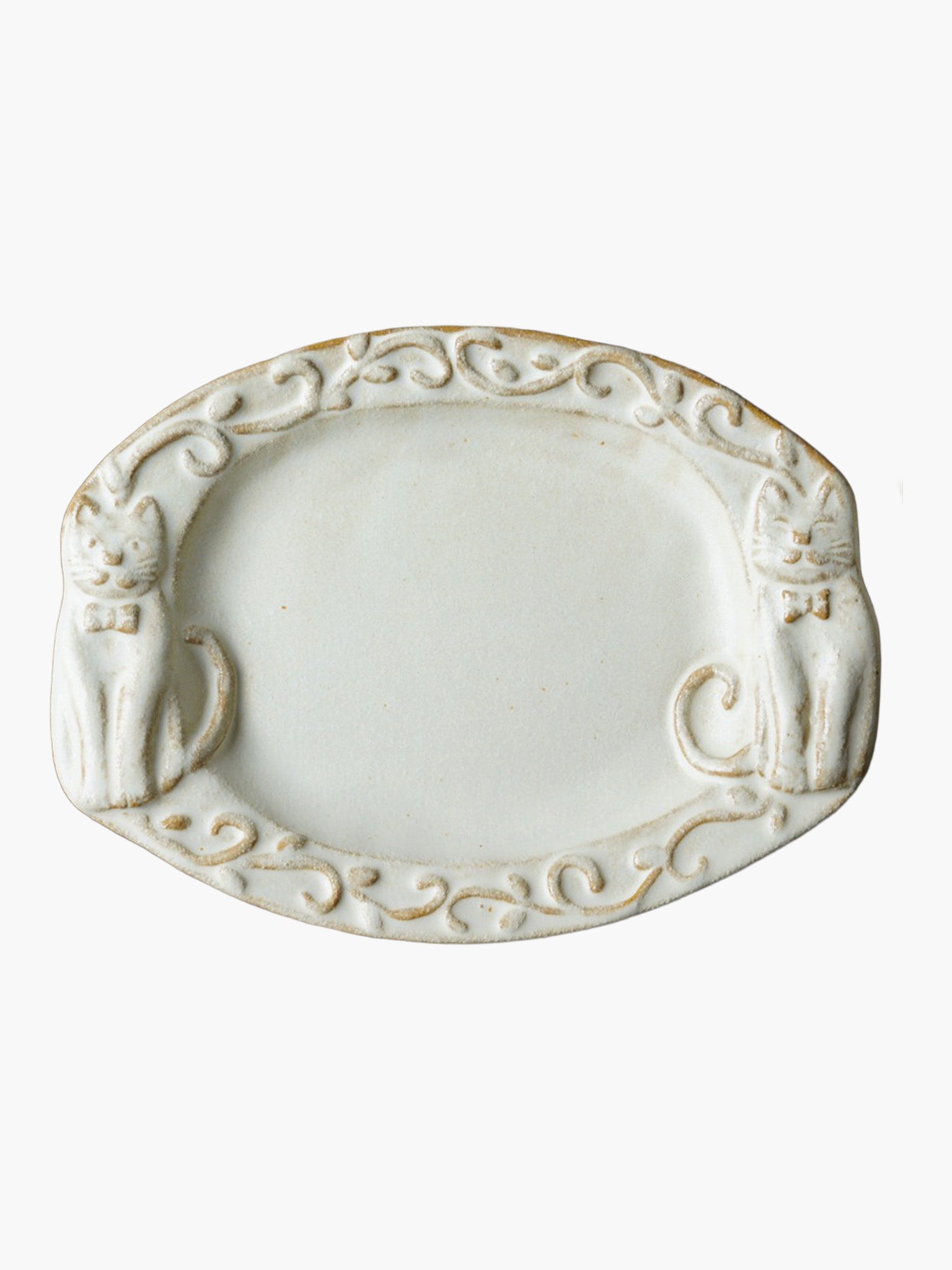 Cat Duo Kinari Plate (20cm)