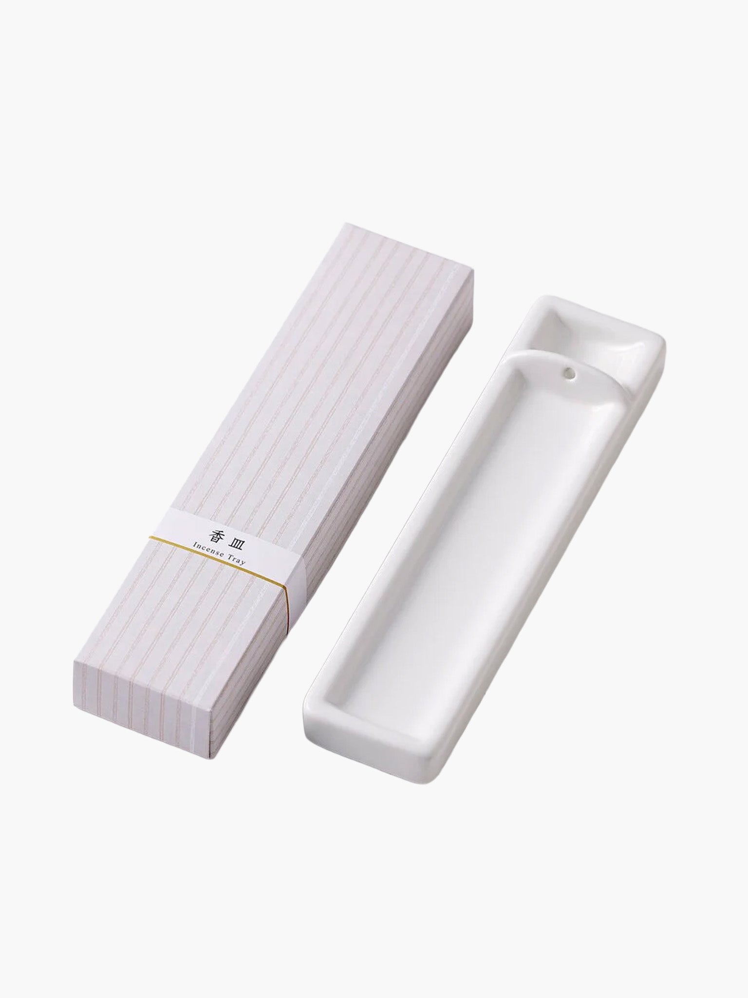 Kousaido Incense Holder - Milk White