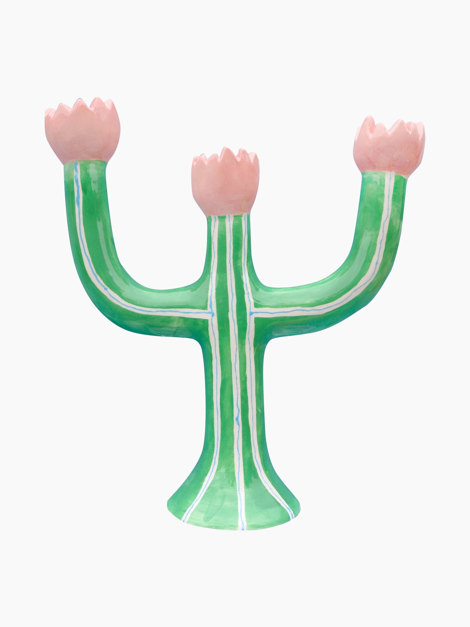 Tulip Candle Holder - Green