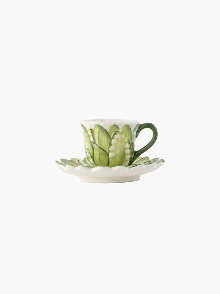 Lily of the Valley - Espresso Cup & Saucer