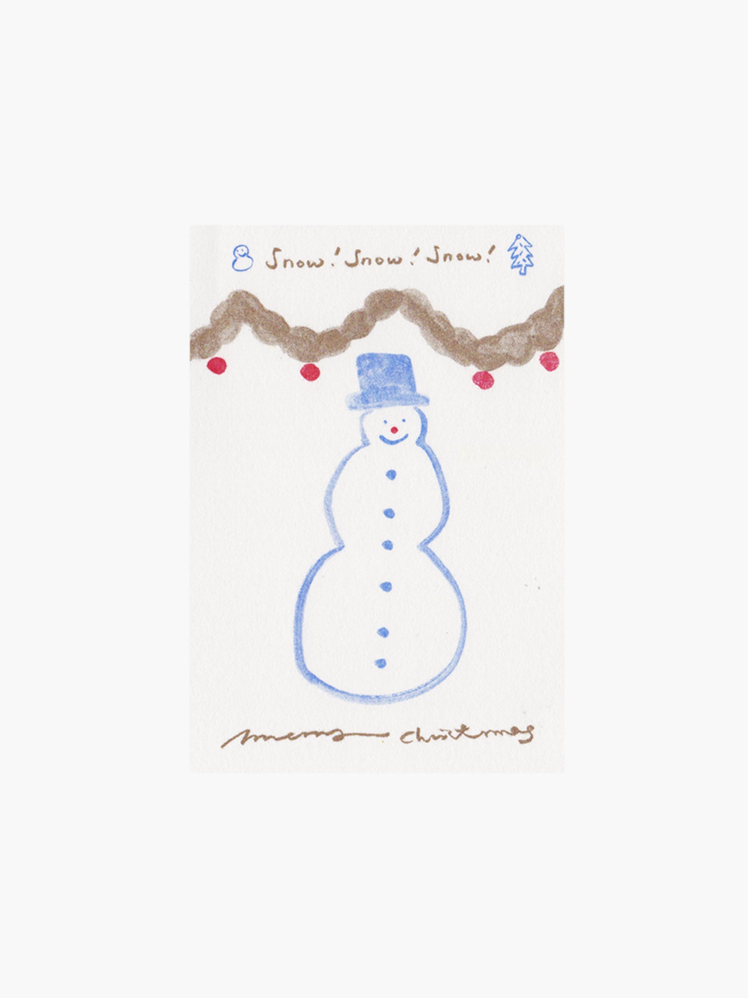 Snow! Snow! Snow! Card by little room
