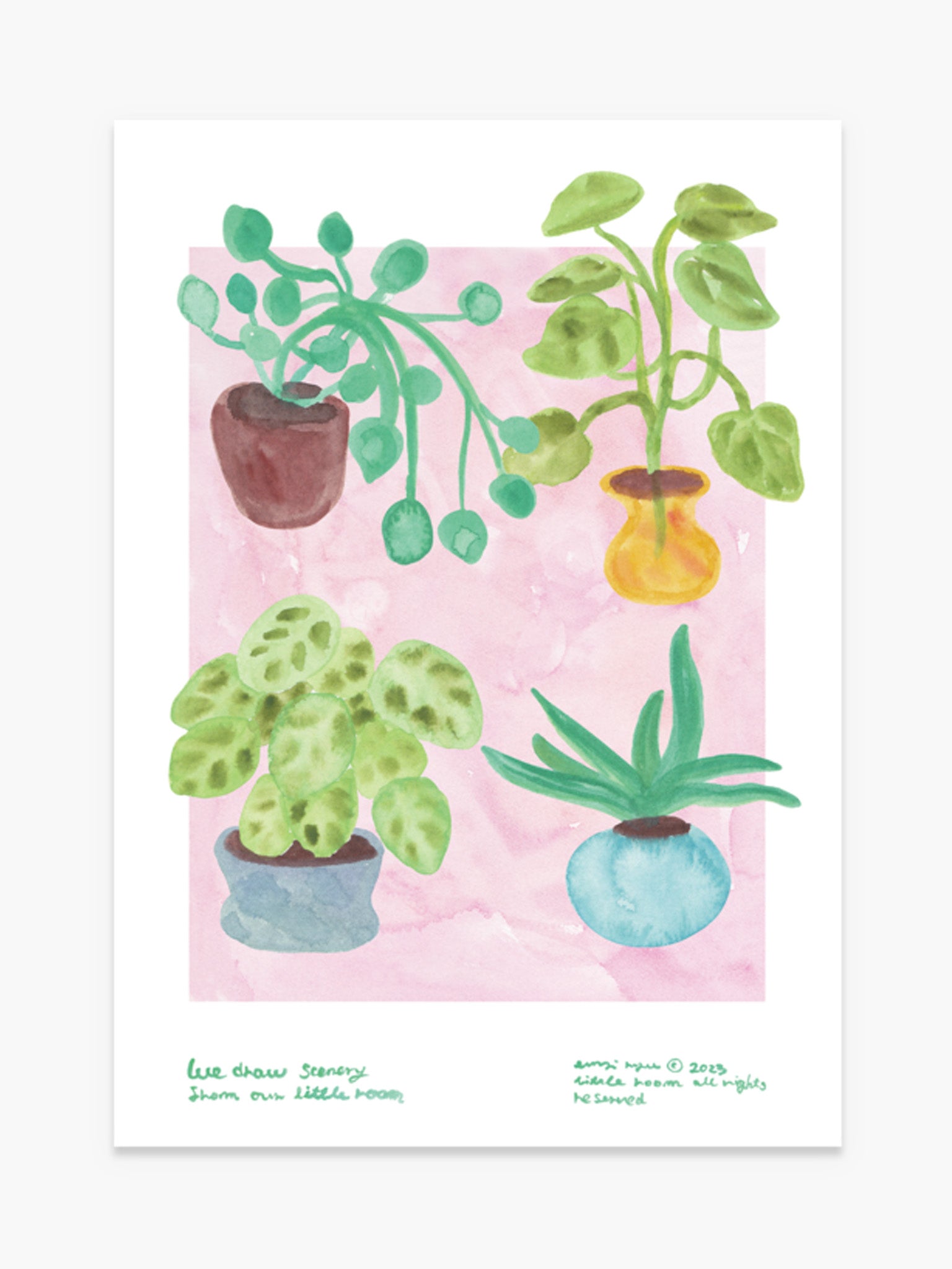 Plant Room Poster (Two Sizes)