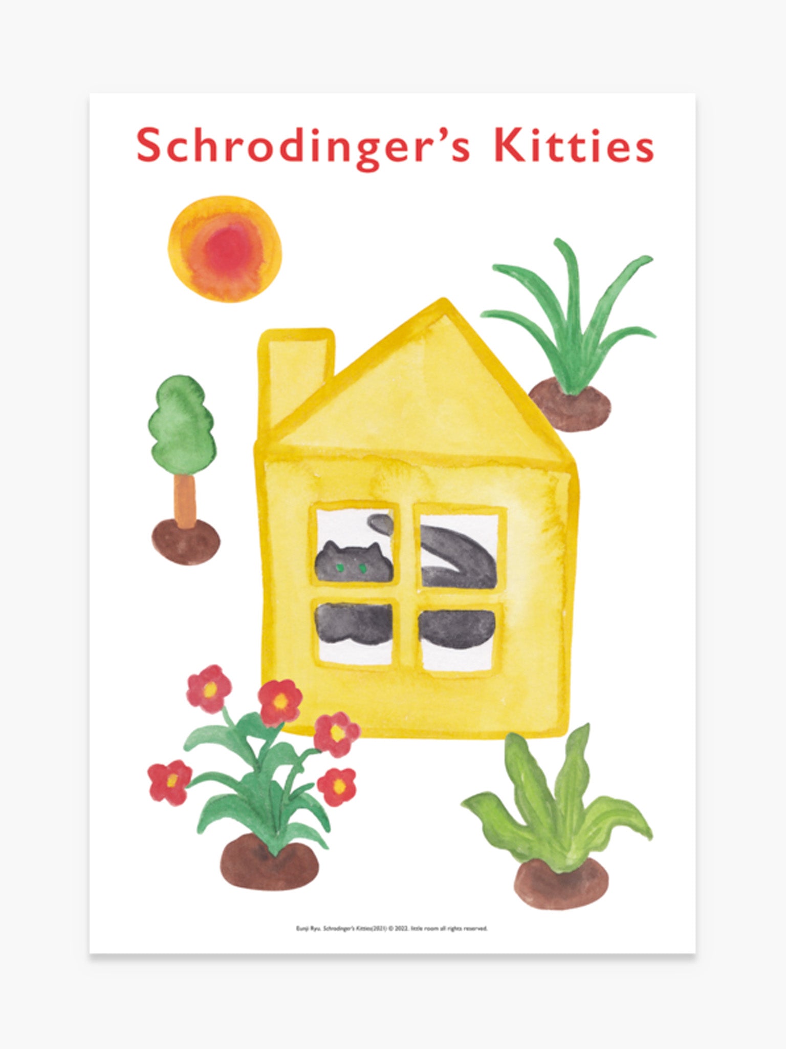 Schrodinger's Kitties Poster - A3
