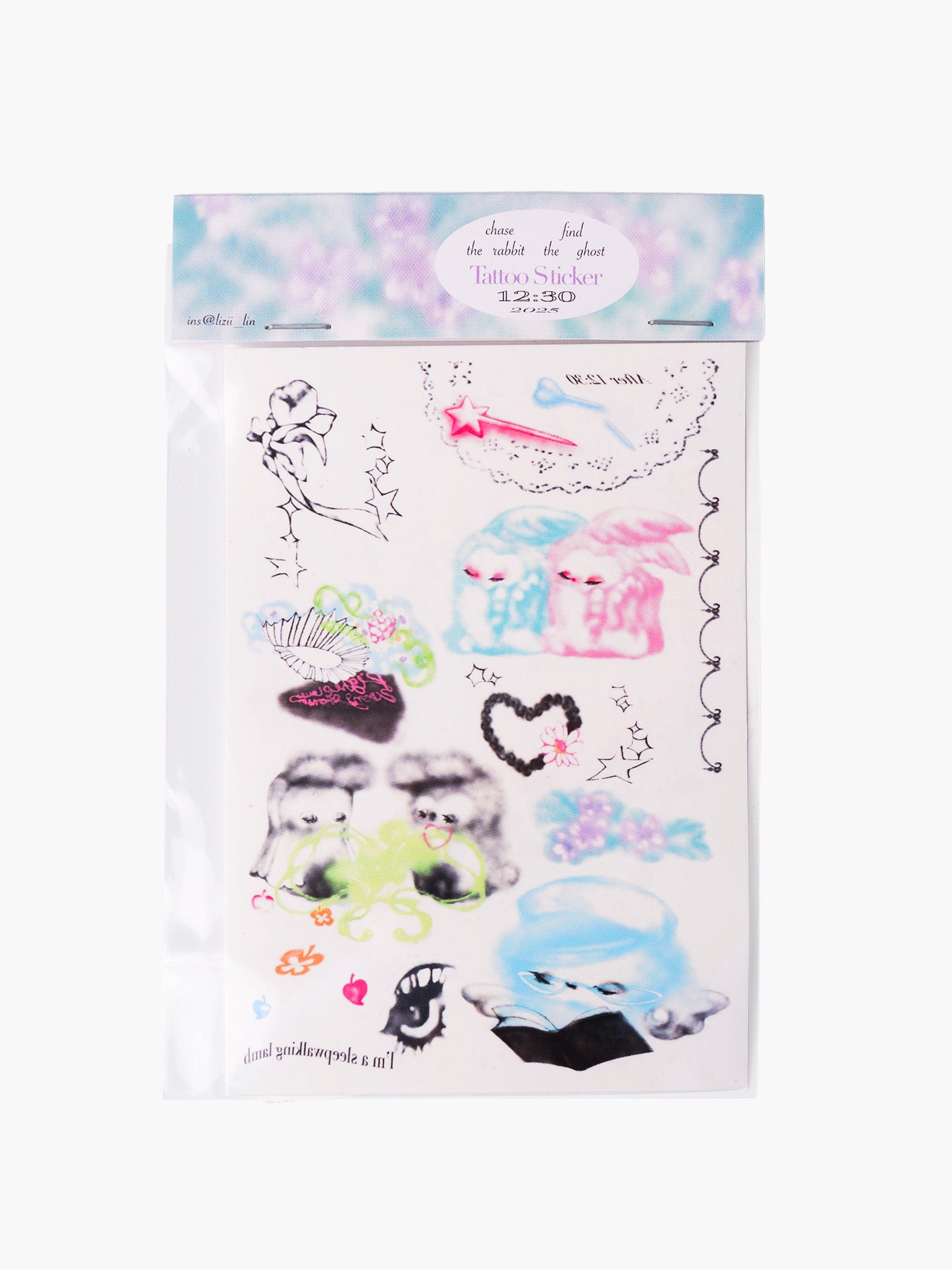 Lizii Lin Temporary Tattoo Sticker Pack 1