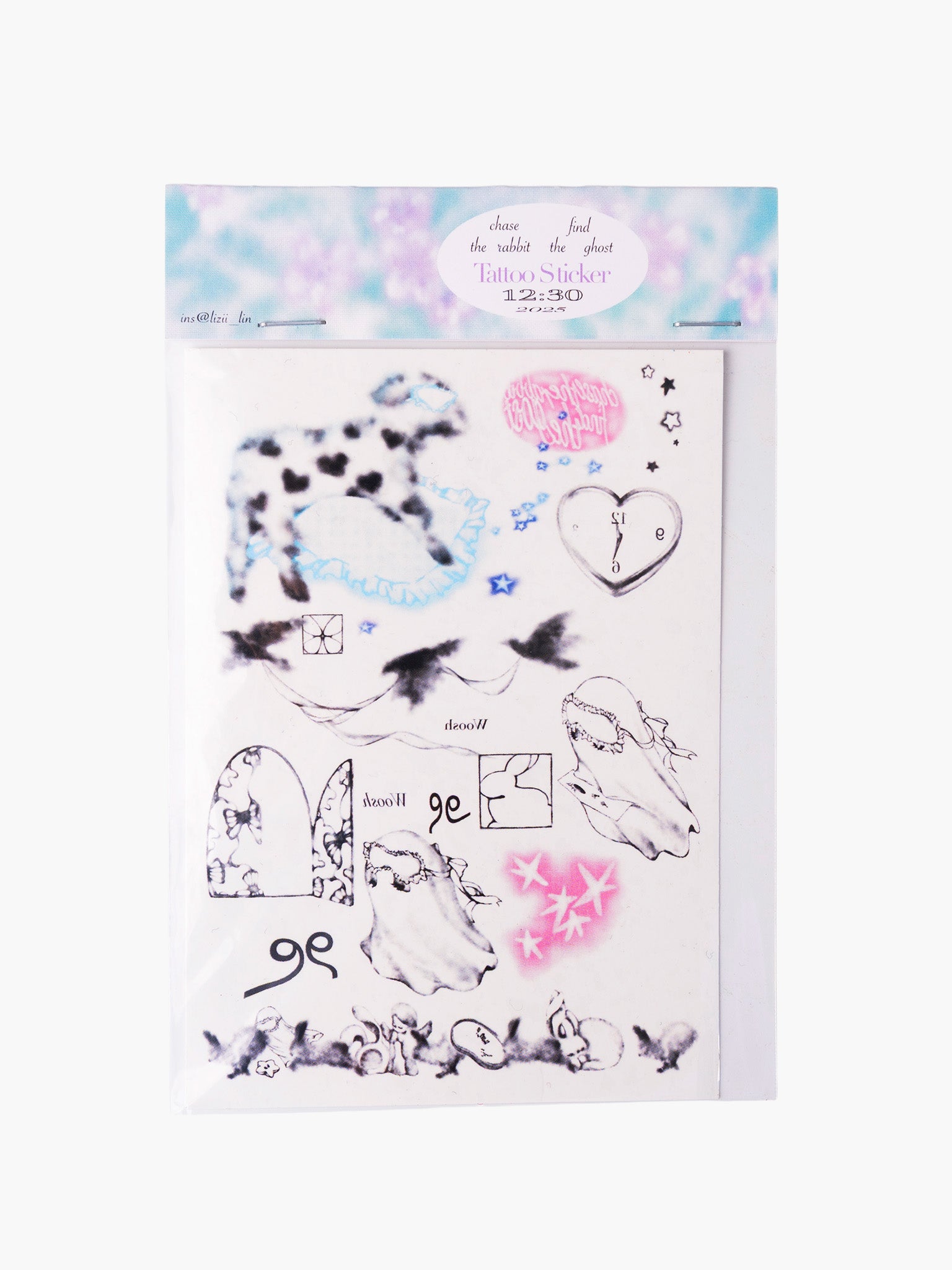 Lizii Lin Temporary Tattoo Sticker Pack 2